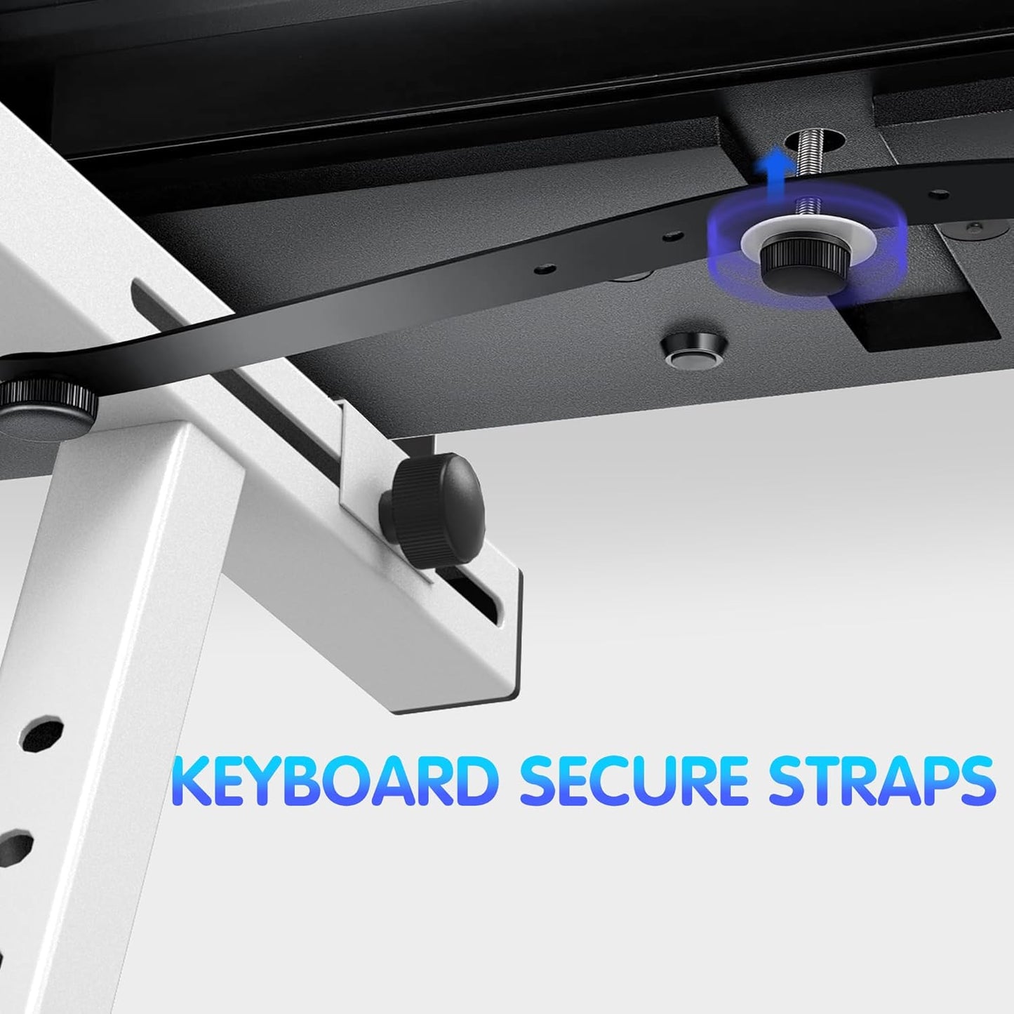 Universal Z-style Heavy-Duty Piano Keyboard Stand - Adjustable and Portable for 61/88 Keys (White)