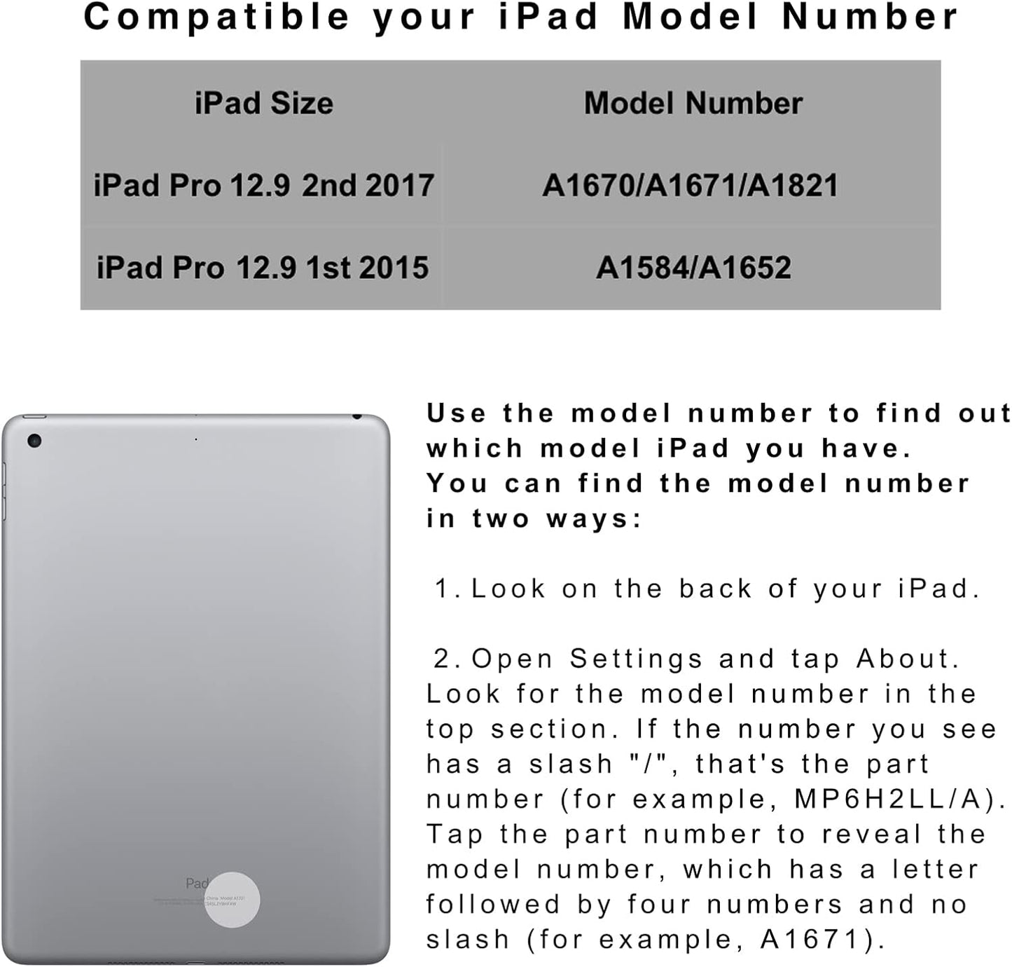 iPad pro 12.9 Keyboard case 2017 2nd 2015 1st Generation,360 Rotatable Wireless Keyboard Smart Folio 180 Swivel Stand Hard Shell Cover Auto Sleep/Wake up Rose Gold