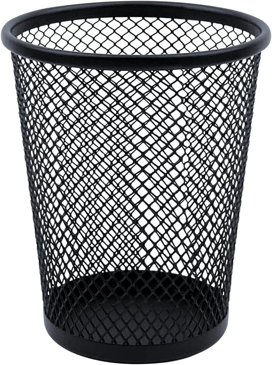 Desk Pencil Pen Holder, Wire Mesh Pen Cup Holder for Desk Organizer and Office Desk Accessories (12 Pack)