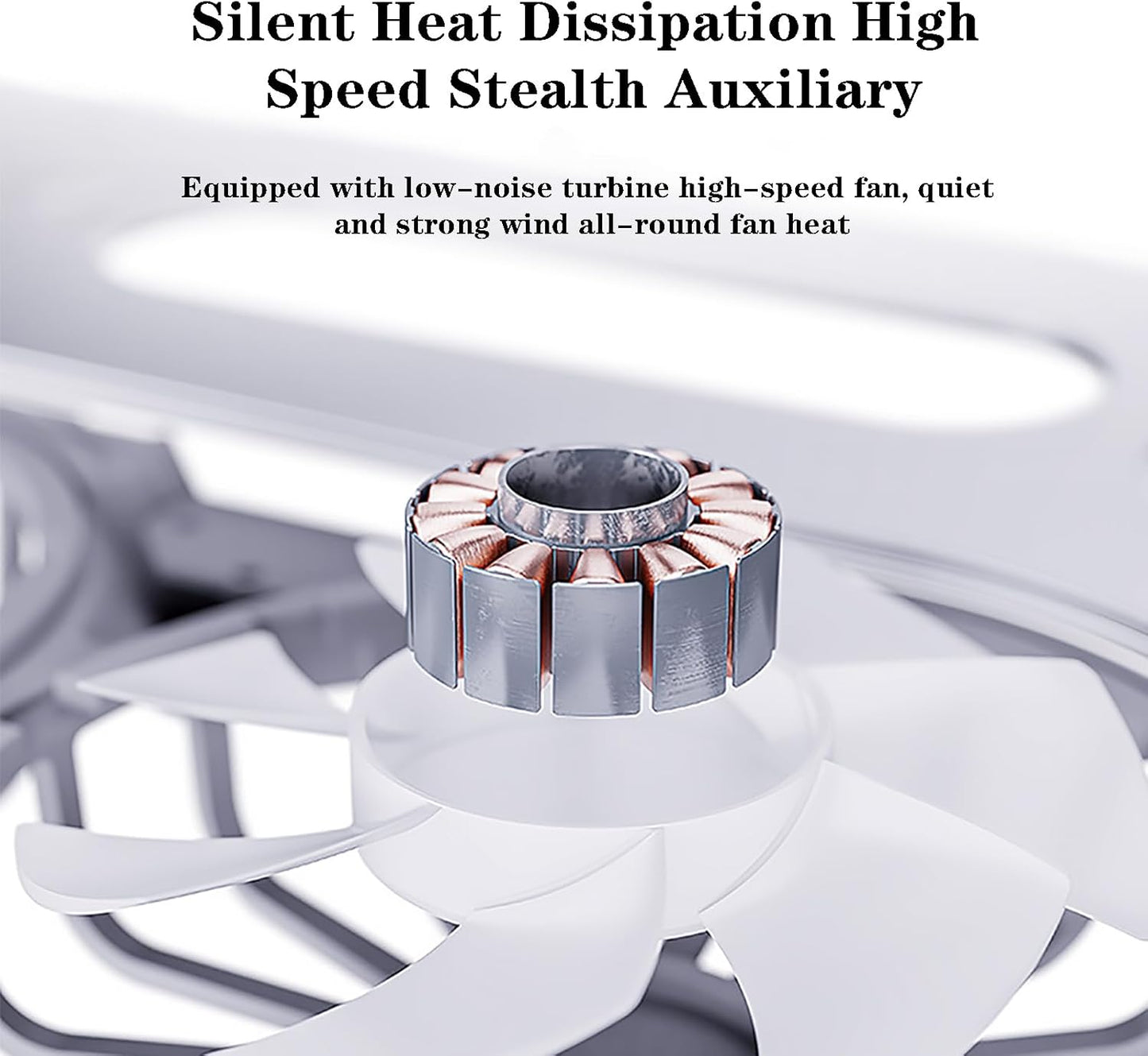 Adjustable Laptop Stand Laptop Cooling Pad with Fan USB Hub Compatible with 10 to 15 Inches Notebook Computer, Ergonomic Computer Riser for Desk, Aluminum Alloy Laptop Radiator-Silver