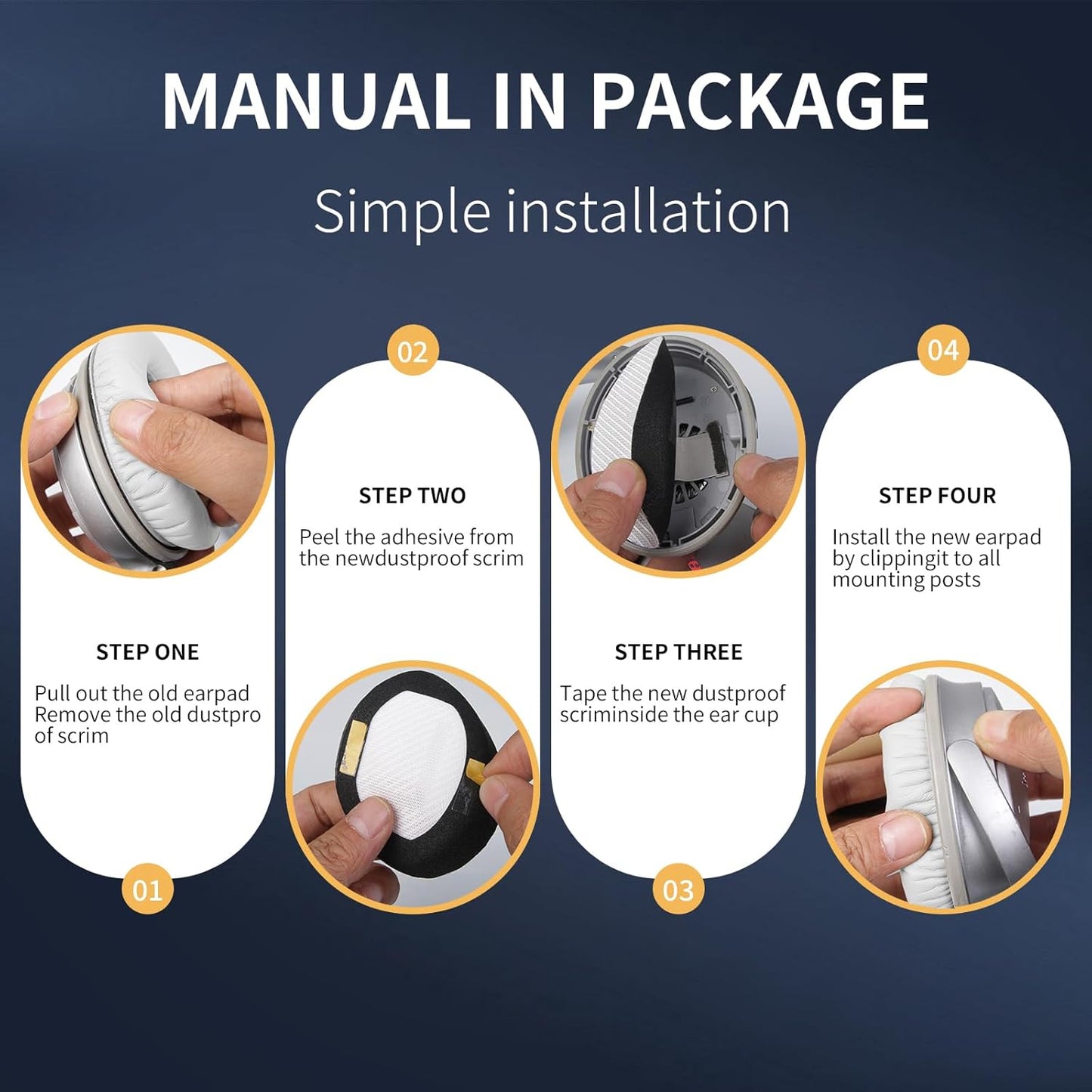 Ear Pads for Bose QC35: Durable Comfortable Noise Cancellation Replacement Cushion Earpads for Bose Quitecomfort 35 QC35 QC35 ii Headphones with Good Audio Quality