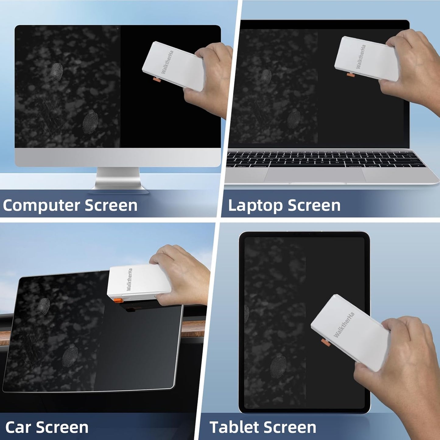 Keyboard Cleaner Laptop Cleaning Kit, All in One Keyboard Cleaning Kit with Car Screen Cleaner Spray, Retractable Detailing Brush for Phone iPhone Computer PC MacBook Airpod Camera Lens Elecitroncs