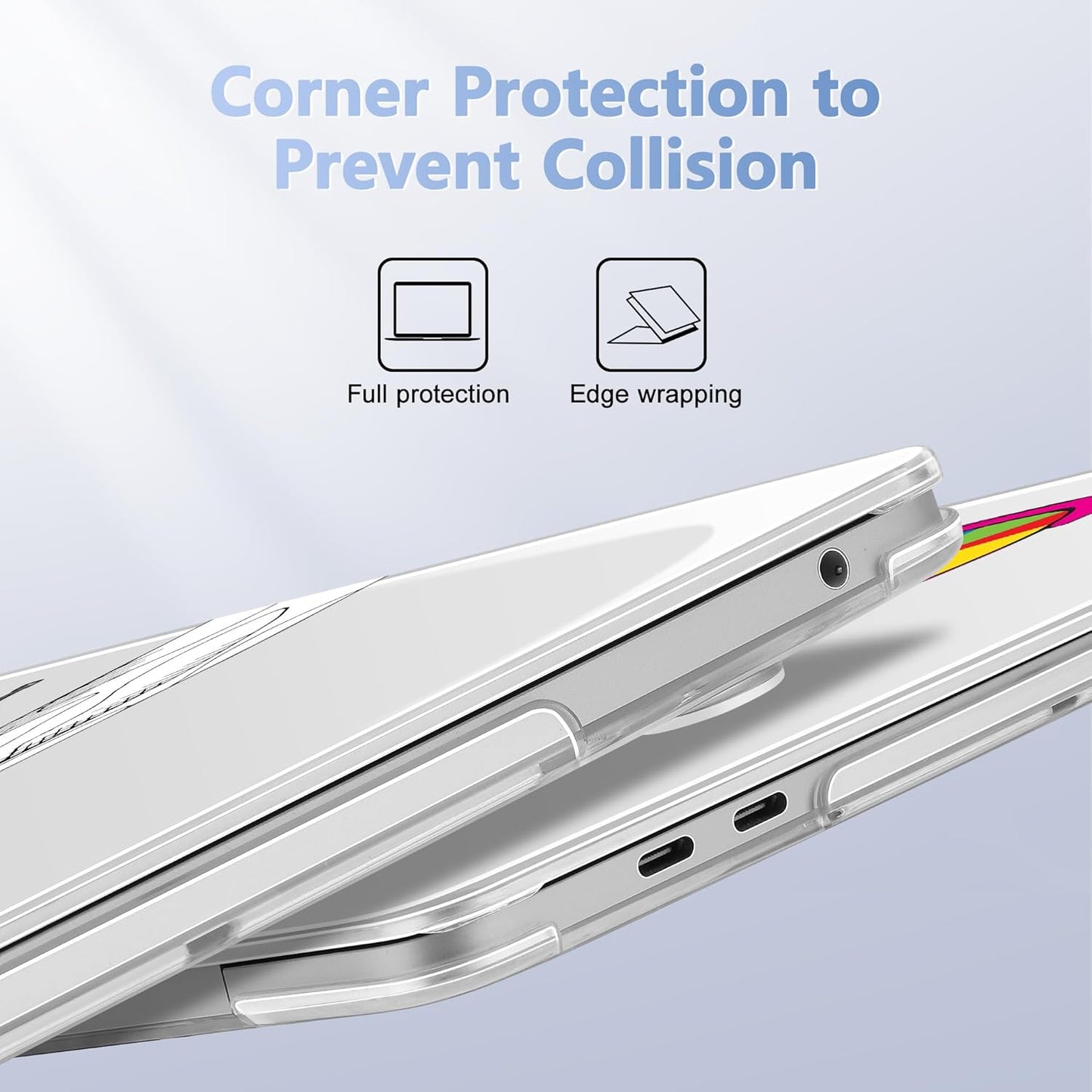 Case for MacBook Pro 13 inch with/Without Touch Bar (2016-2022, M2 A2338 M1 A2289 A2251 A2159 A1989 A1706 A1708), Hard Shell + Keyboard Cover + Dust Plug, Giraffe