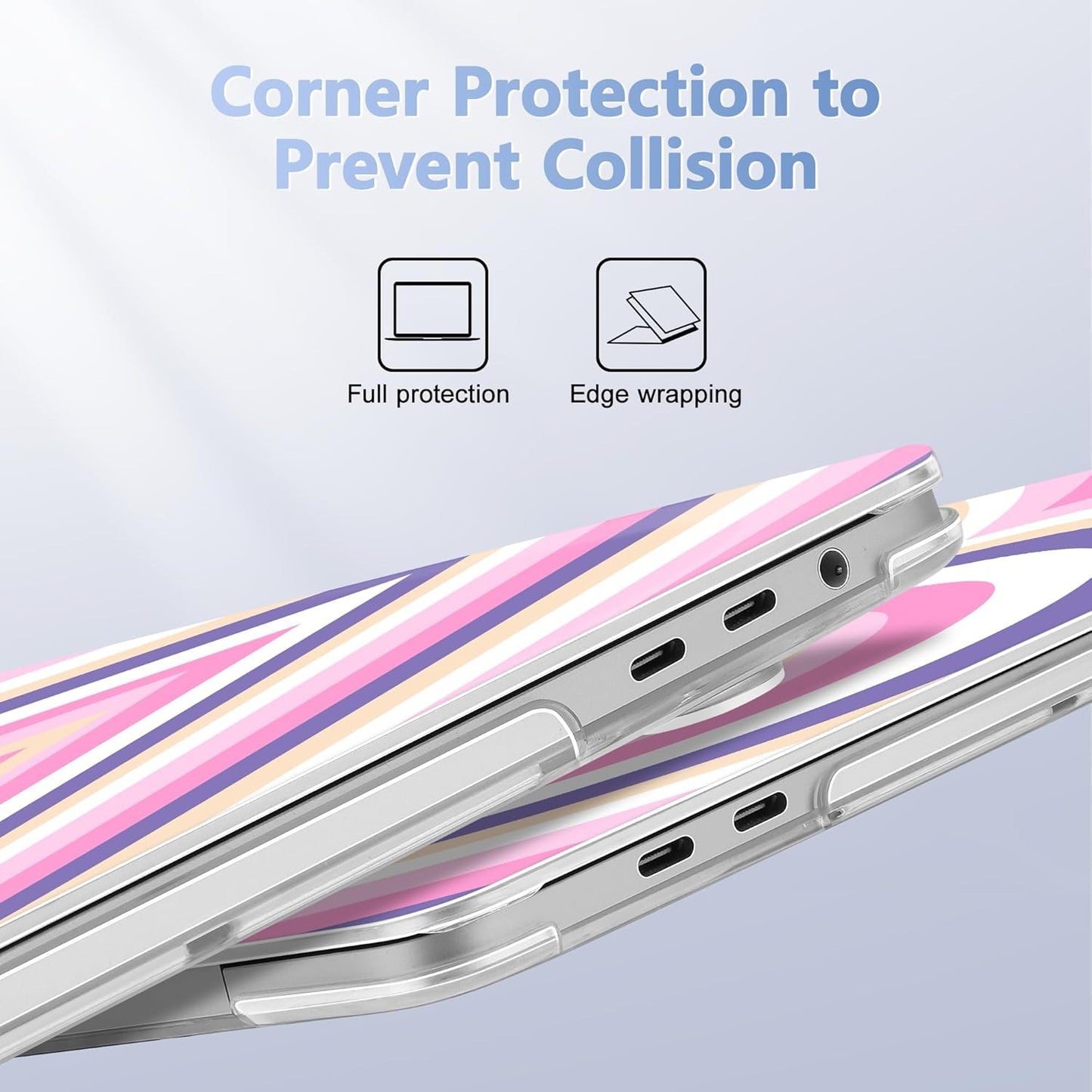 for MacBook Pro 16 inch Case 2019 2020 Release Model A2141, Plastic Hard Shell Cover with Keyboard Cover & Screen Protector for MacBook Pro 16 inch with Touch Bar & Touch ID, Wildflower Heart