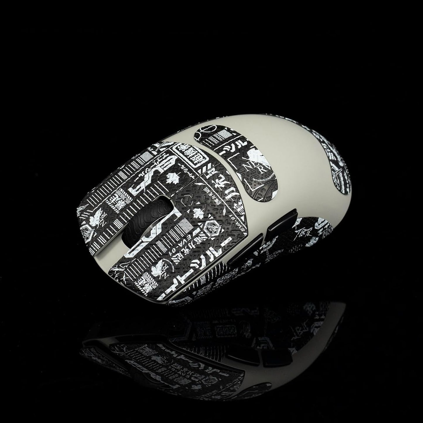 Grip Tape for Lamzu Atlantis Maya - Anti-Slip,Enhanced Control, Sweat Resistance,Improves FPS Gaming Grip & Mouse Protection [Pre-Cut] EVA Black 0.5mm