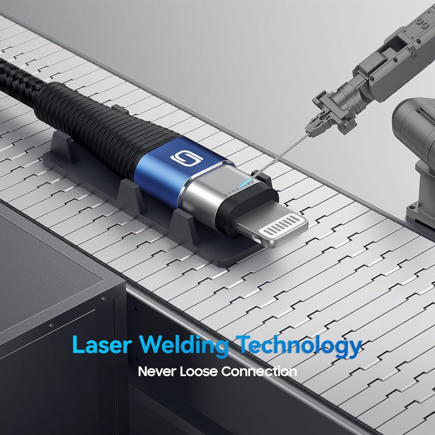 3 Pack iPhone Charger 10FT [Apple MFi Certified] Long USB to Lightning Cable Fast Charging Cord Braided Compatible with iPhone 14/Pro/Pro Max/Plus, 13,12,11,8,7,6,6s, X/XR/XS/SE, iPad/iPod/AirPods