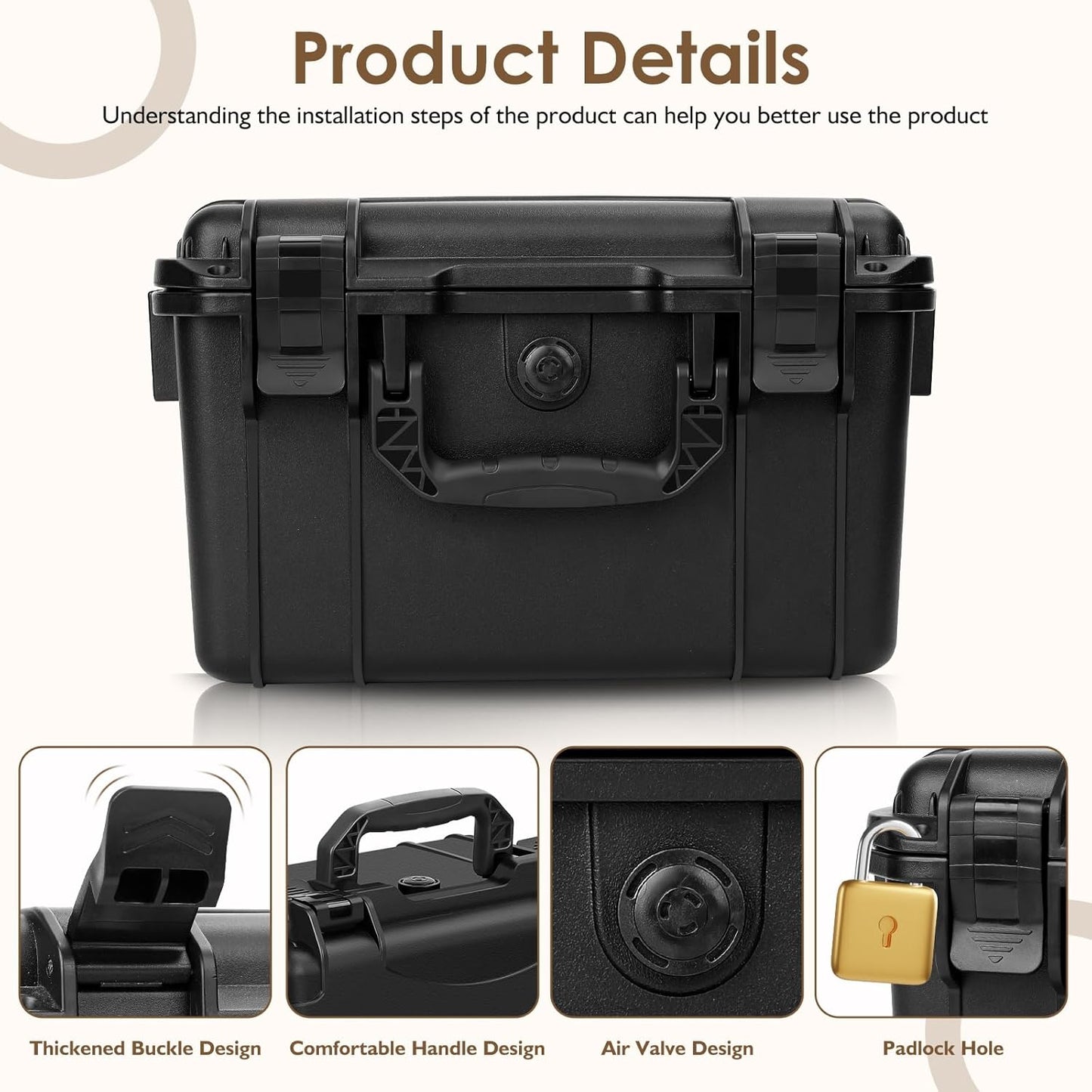 Graded Card Storage Box Set with 9 Clear Black Individual Deck Boxes - PSA Slab Card Case For PSA, CSG, BGS, Magnetic Cards Holder Storage (Black, 9 Pack)