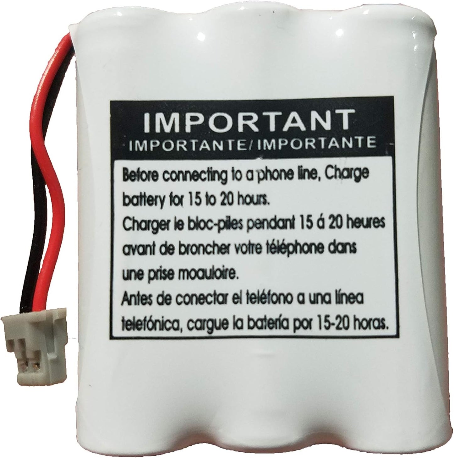 JGD BT-905 BT-800 BBTY0663001 Battery Compatible with Uniden BT905 BT800 BT-1006 BP-905BBTY-0444001 BBTY-0449001 Panasonic P-P501 P-P508 at&T 200 24032 Cordless Telephones