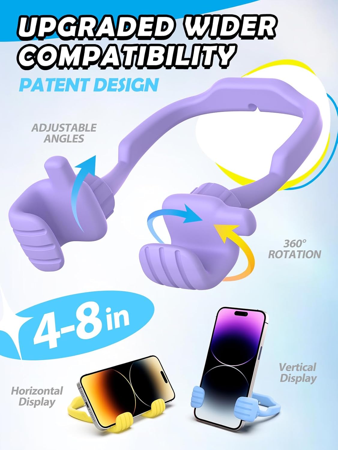 Graduation Gifts for Girls Boys Cell Phone Holder: Trendy Stuff Gifts for Kindergarten College High School Thumbs Up Lazy Cellphone Holder for Desk Funny Birthday Idea Teenager Mom Who Have Everything