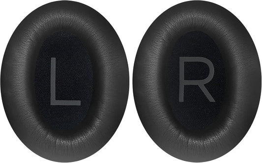 Earpads Cushions Replacement for Bose QC45(QuietComfort 45) Headphones Ear Pads,Soft Protein Leather,Noise Isolation Foam(Black)
