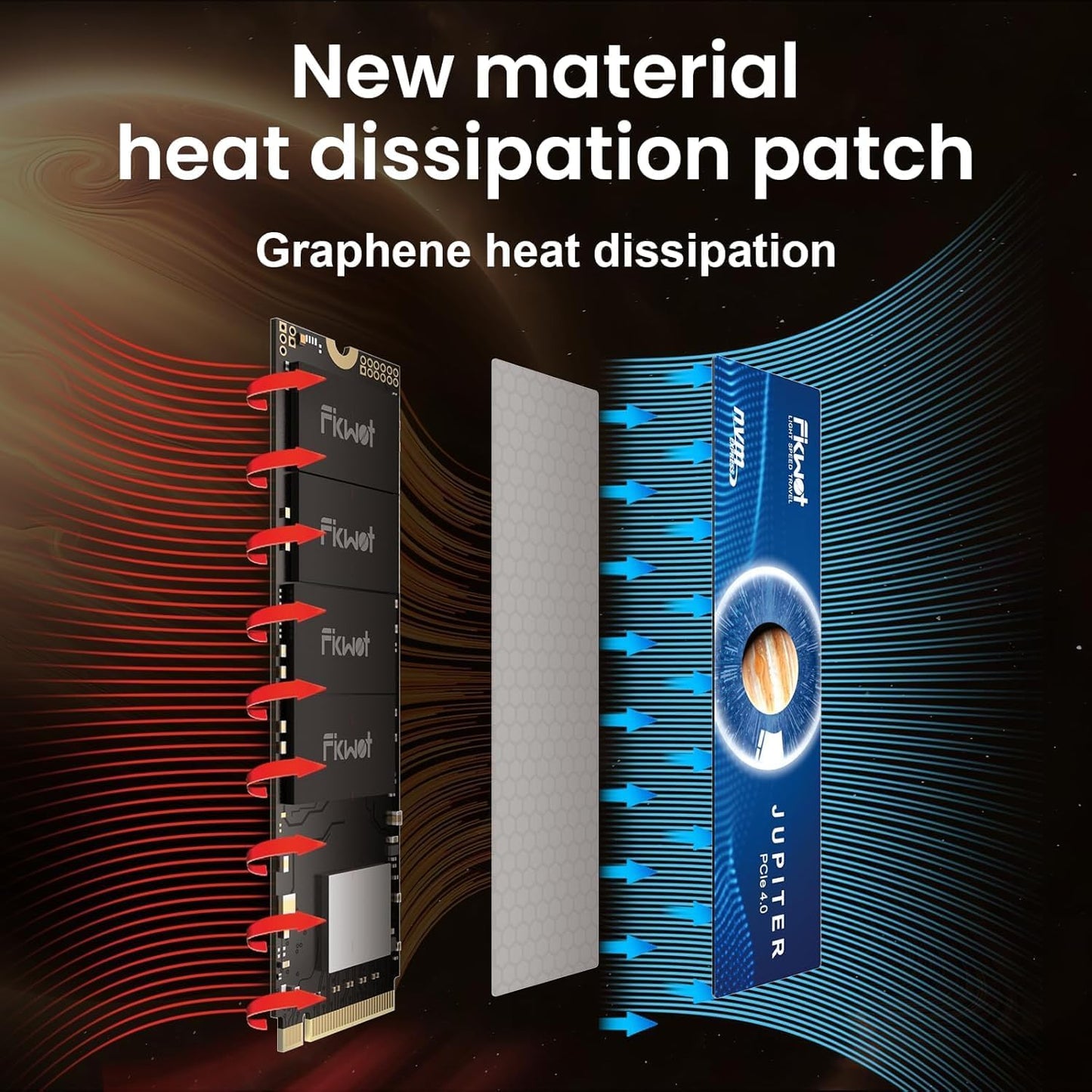 FX660 1TB M.2 SSD, PCIe Gen 4x4 Dynamic SLC Cache - Speeds up to 4800MB/s M.2 2280 NVMe Internal SSD, Upgrade Storage for PC Computer, Laptop and PS5