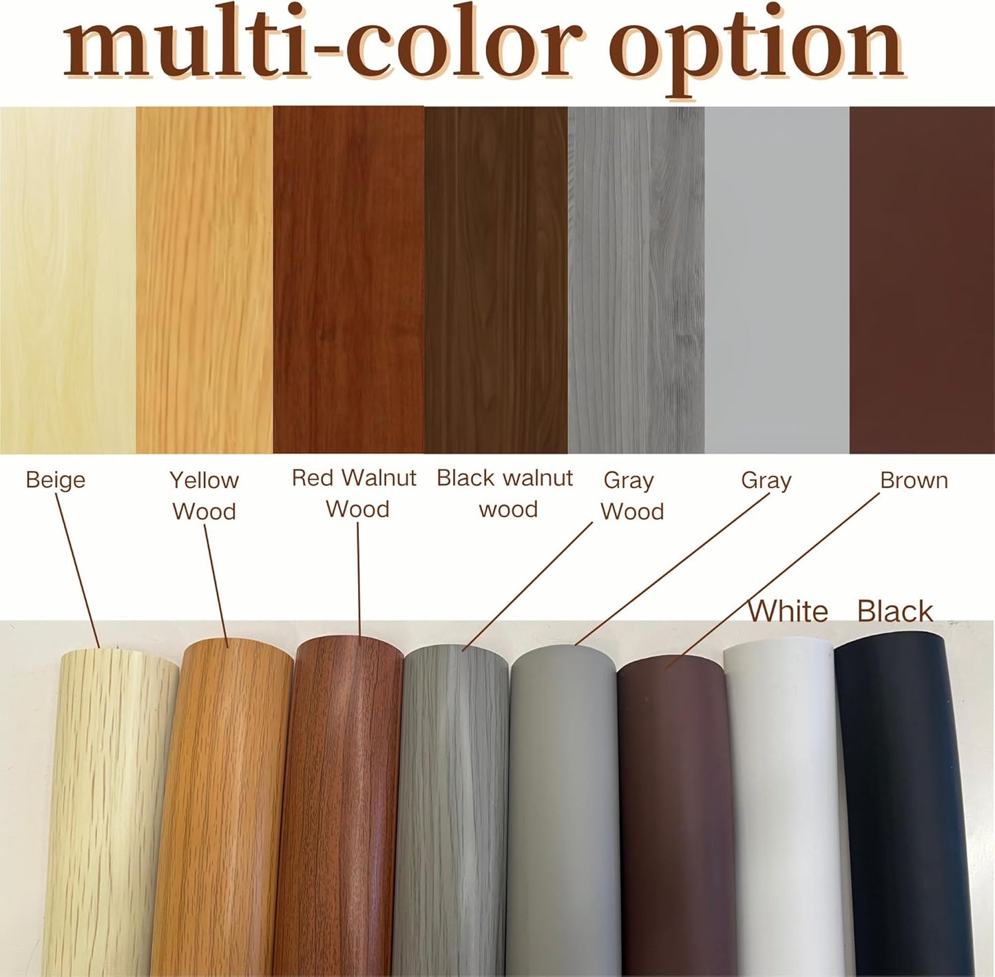 10ft Floor Cord Cover Self Adhesive Cord Hider Floor, Heavy Duty Cable Protector, Hide Extension Cords, Cable Management Hide Cords on Floor, Cable Cavity:0.61"(W) x 0.32"(H) Brown