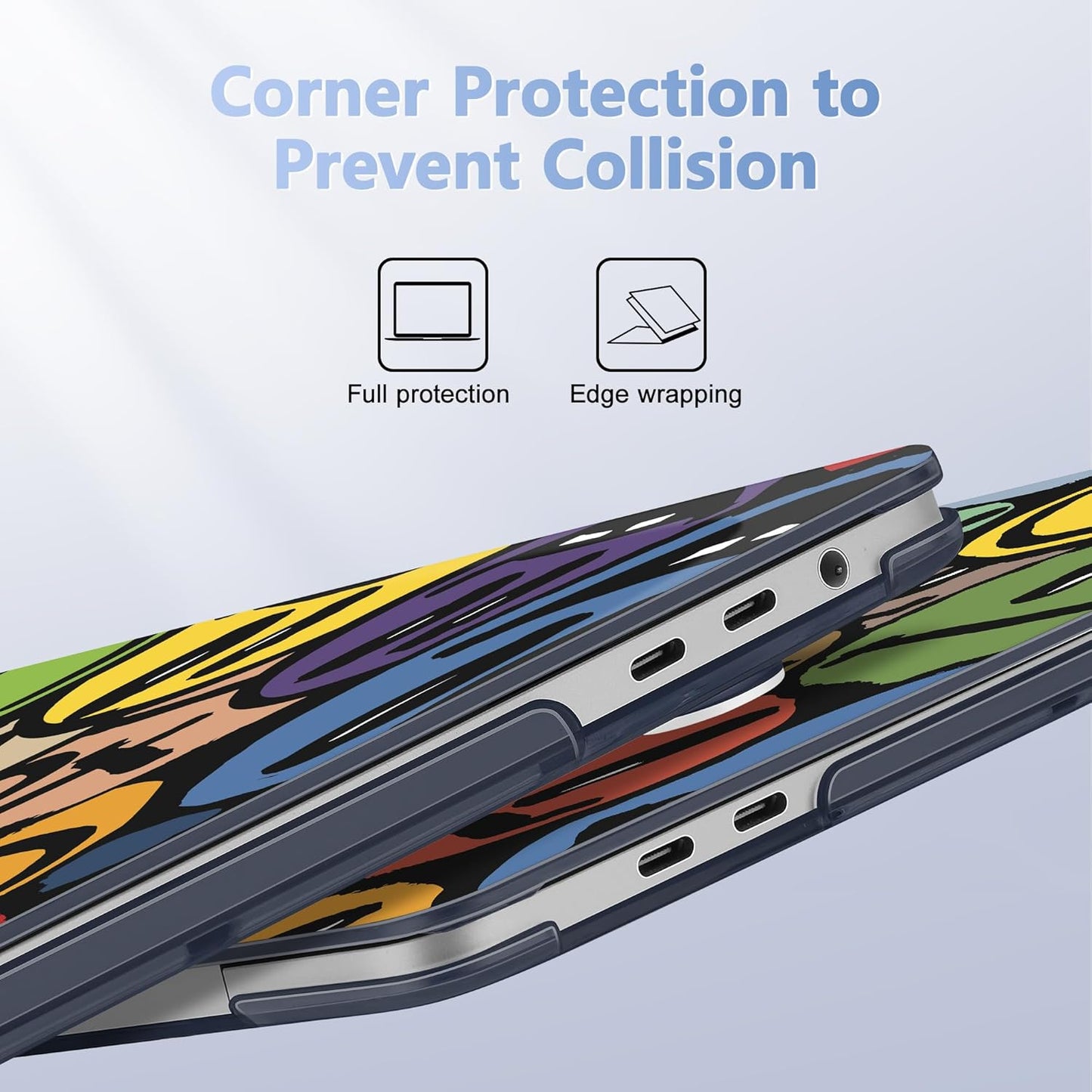 for MacBook Pro 16 inch Case 2019 2020 Release Model A2141, Plastic Hard Shell Cover with Keyboard Cover & Screen Protector for MacBook Pro 16 inch with Touch Bar & Touch ID, Happy Emoji