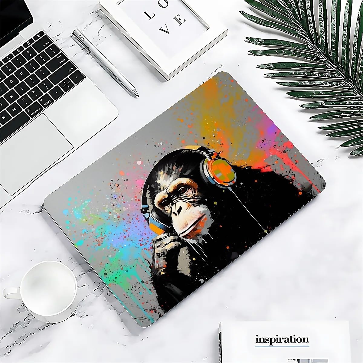 Compatible with MacBook Air 13.3 13.6 Inch Case 2022 2021 2020 2019 Plastic Hard Shell Case Cover,13.3 Air (A1932/A2179/A2337), Monkey