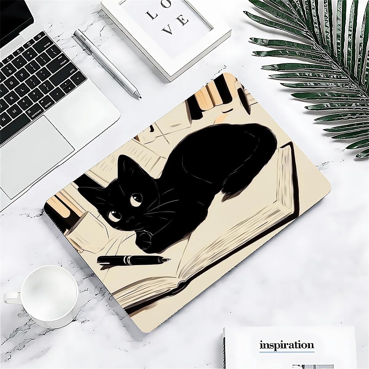 Compatible with MacBook Air 13.3 13.6 Inch Case 2022 2021 2020 2019 Plastic Hard Shell Case Cover,13.3 Pro(A1706/A1708/A1989/A2159/A2289/A2338), Black Cat