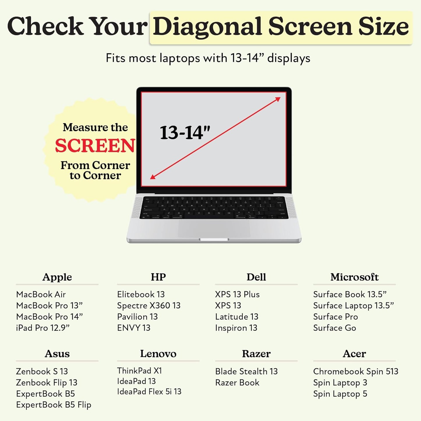 Vandel Puffy Laptop Sleeve Case, 13-14 inch Laptop Sleeve Bag, Waterproof Fabric Laptop Case 13.3 Inch, Compatible with MacBook Air/Pro 13 / Pro 14