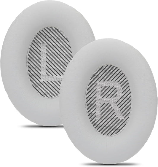 Damex Ear Cushions for Bose qc35 ii Replacement Ear Pads, Compatible with Bose QuietComfort 35 Replacement earpads, Increased Stitching,no Breakage, Protein Leather, Softly. (Silver)