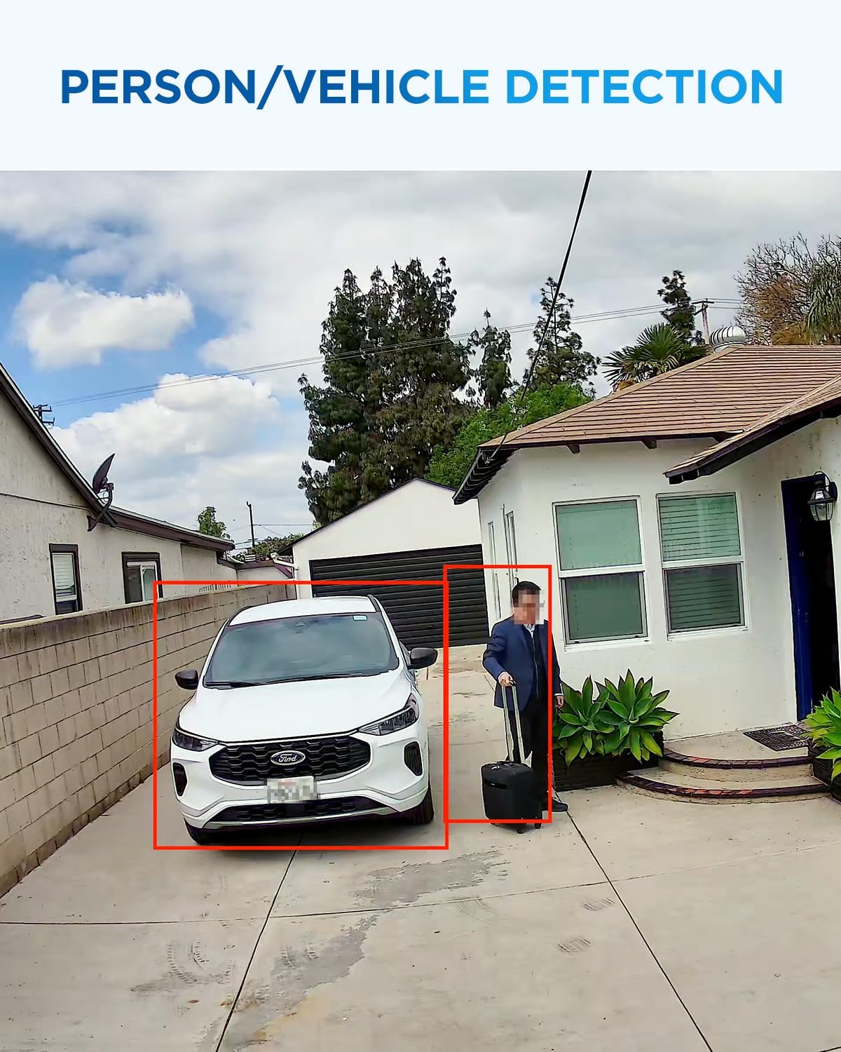 4COVR PoE Security Camera System 4K AI Human Vehicle Detection, 8CH 4K H.265 NVR 2TB HDD, 6Pcs 8MP Wired Commercial Dome IP Camera IP67 Night Vision, 24/7 Home Surveillance Outdoor, LY97AX8M0806