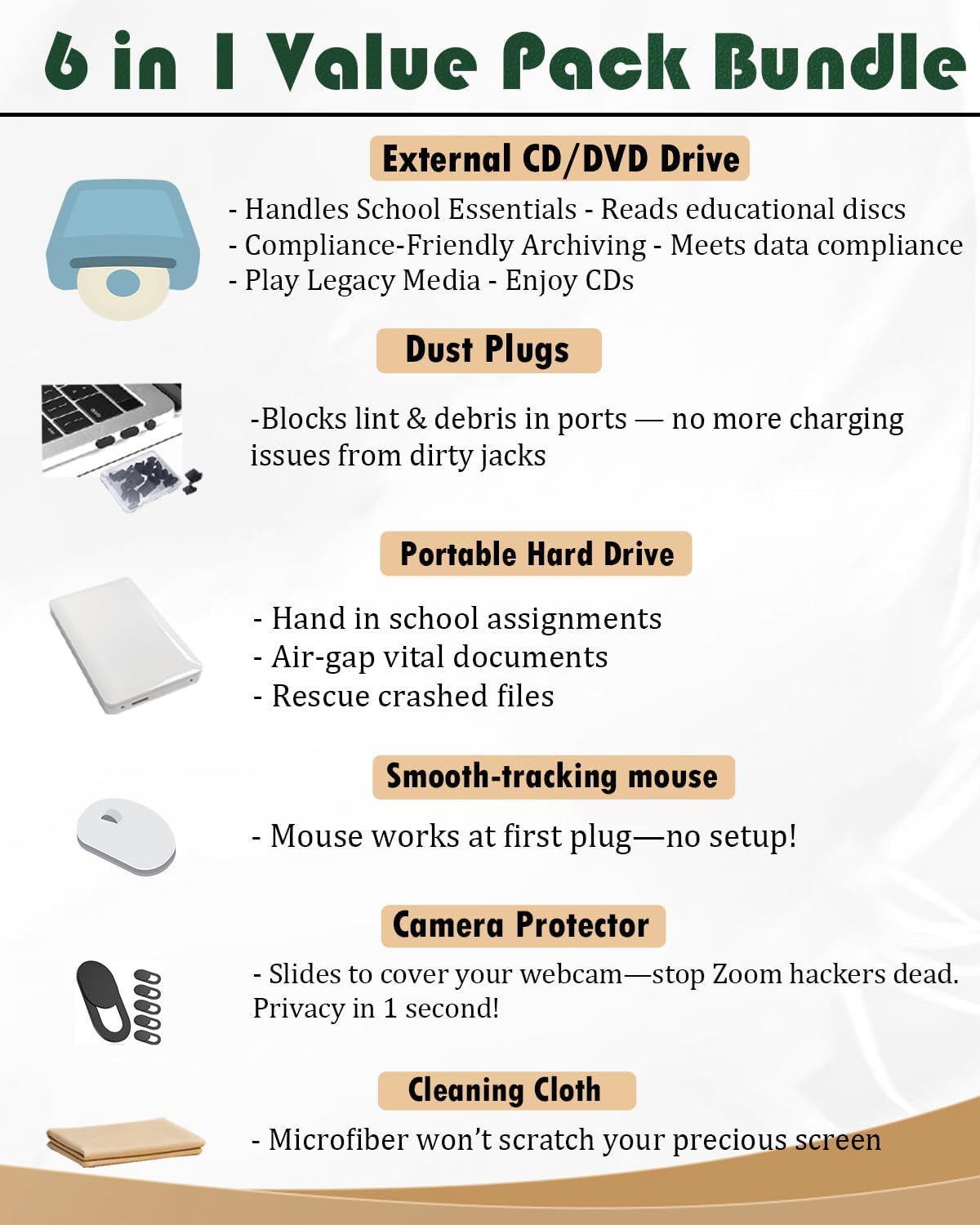 Dell Inspiron 16 Business Laptop - 16'' Touchscreen FHD+ Dsiaplay, Intel 10-Core 7 150U(Up to 5.4GHz) Express Charge, Backlit Keyboard, Windows 11 pro, Fingerprint (16GB RAM | 1TB SSD