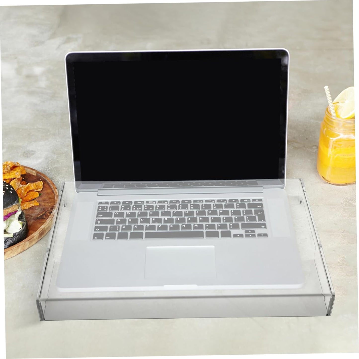 DOITOOL Clear Acrylic Keyboard Cover Protector, 15.6 in Laptop Keyboard Cover Mechanical Laptop Protector Cats from Touching Keyboard,15.7x10.4x1.6in