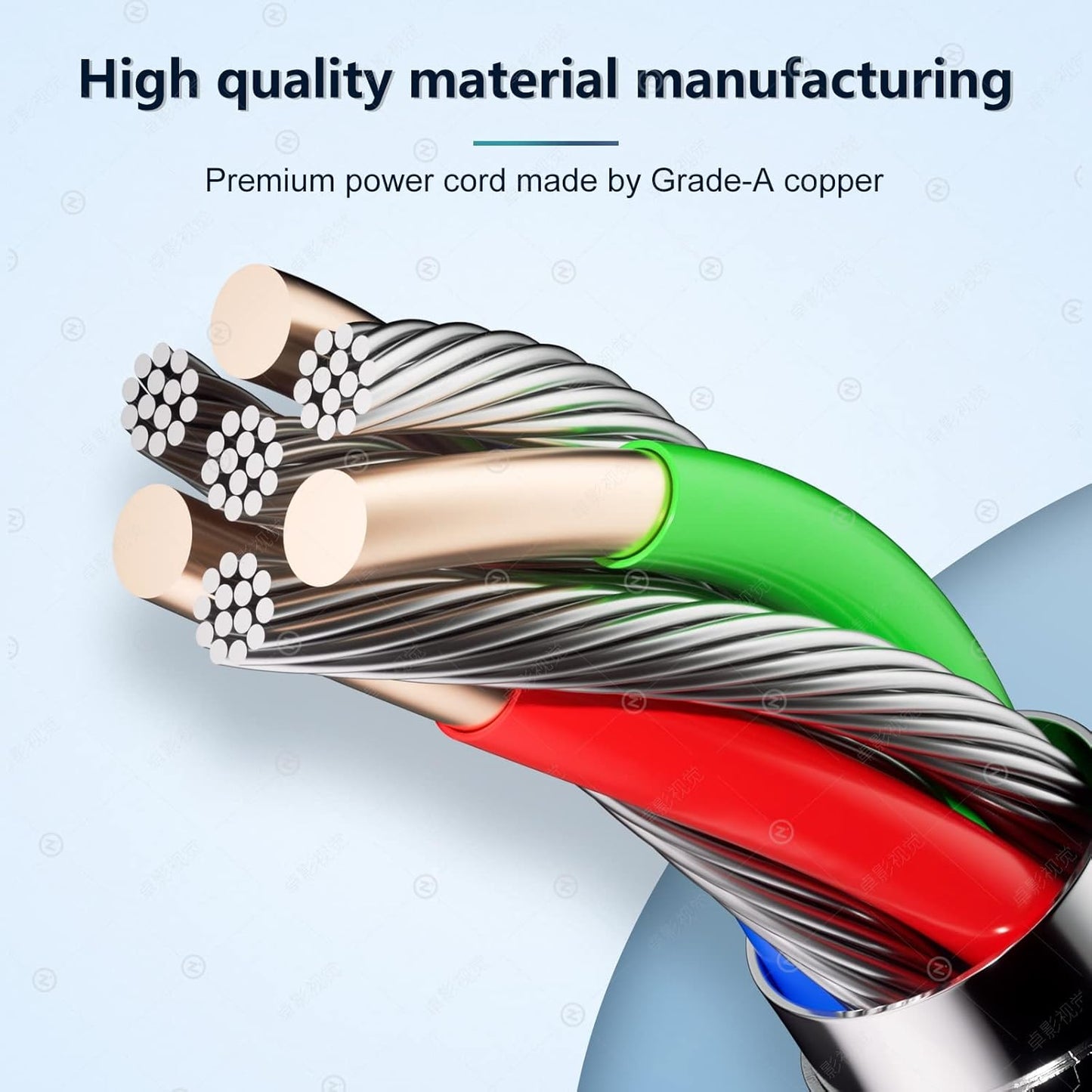 6Ft Mickey Mouse Power Cord,3 Prong Power Cord,AC Power Supply Cord,AC Adapter Laptop Notebook Computer Charger Cable.10 Aamp 125volt 120v 110v Plugs