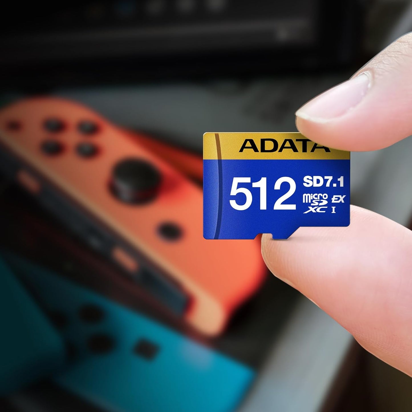 ADATA 256GB Premier Extreme microSDXC SD7.1 Express Card for Nintendo Switch 2, PCIe Gen3 x1 / U3 / C10 / V30, Up to 800/700 MB/s, 4K Video Recording, Compatible w/ASUS ROG Ally (UD256GEX3L1-C)