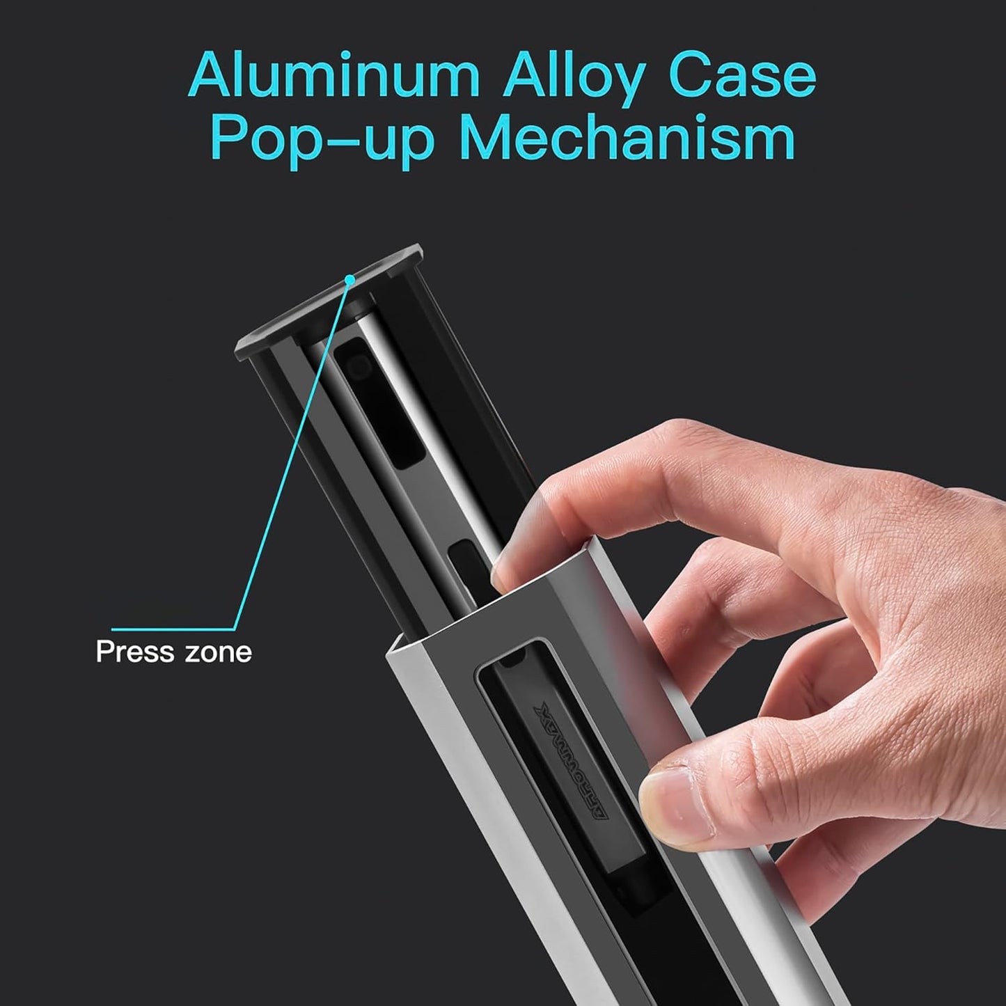 AM ARROWMAX Mini Electric Screwdriver, 5 Torque Modes Precision Electric Screwdriver, 60-in-1 Magnetic Bits 5/32''Hex, Max 3 N.m, Repair Tool Set for Phone Camera Laptop Watch (SES NANO)