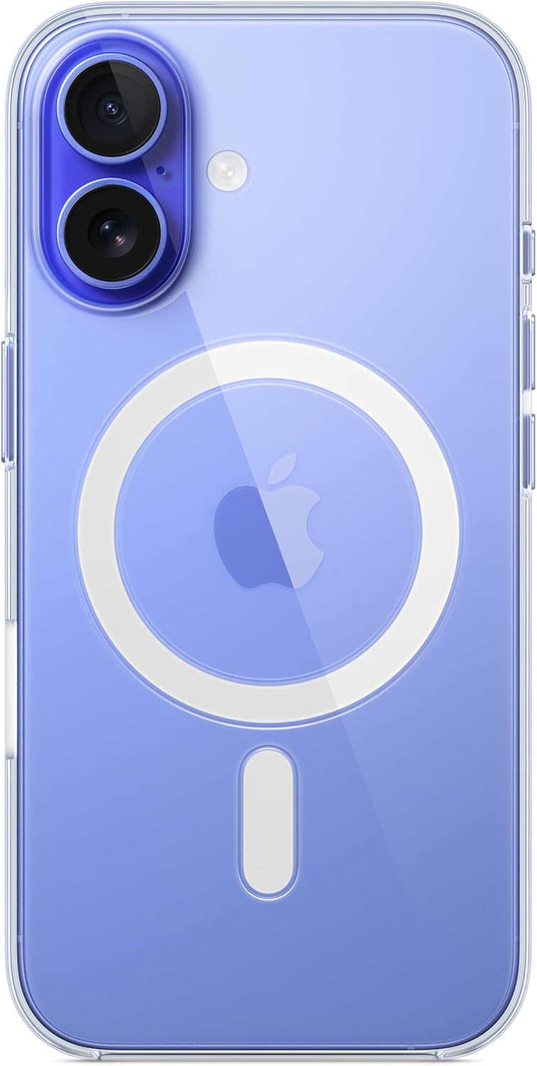 Apple iPhone 16 Clear Case with MagSafe and Camera Control: Lightweight Phone Case, Wireless Charging Compatible, Smooth Glossy Finish
