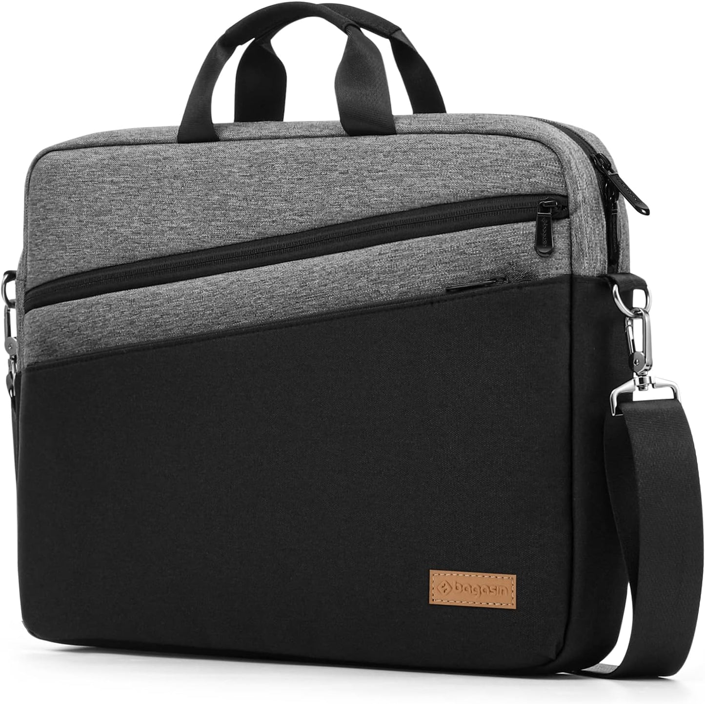 15 15.6 16 17 17.3 inch Laptop Computer PC Shoulder Bag Carrying Case, Water-Repellent Briefcase