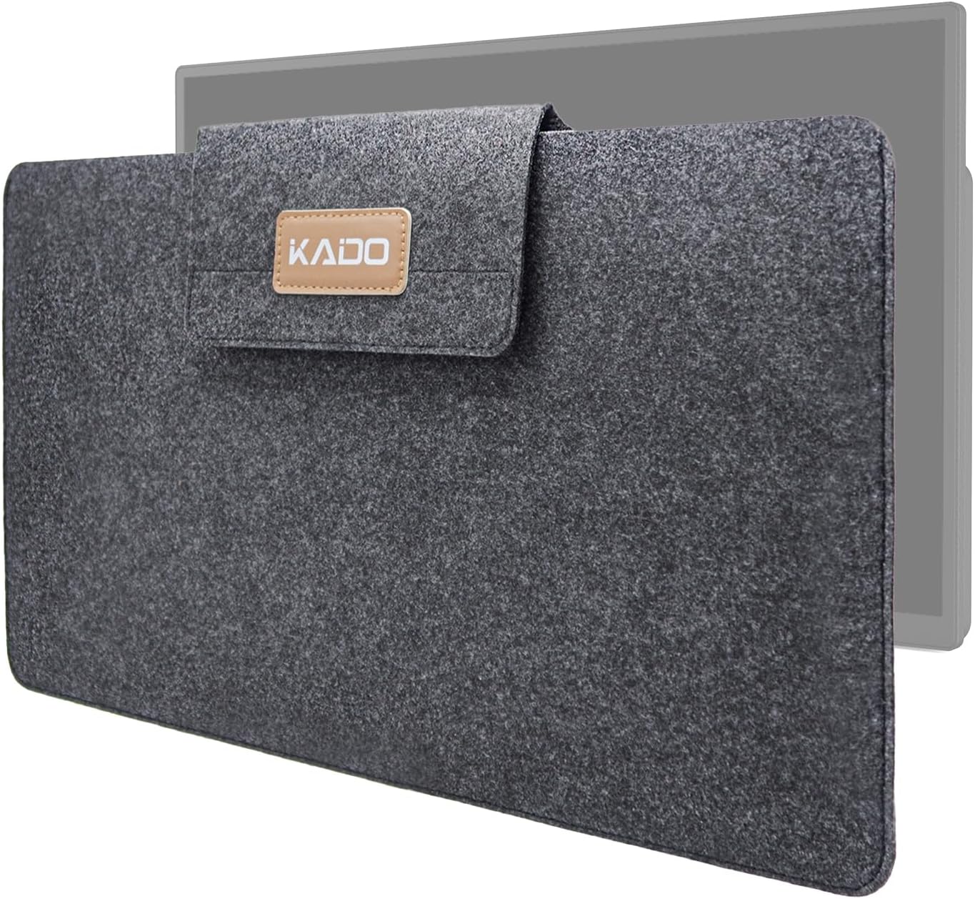 Kado 15.6 Inch Portable Monitor Case Sleeve Bag Made for Sceptre Kado MNN KYY InnoView Yxk ForHelp AYY VisionOwl Yodoit Uperfect ViewSonic ASUS Dell Lenovo 15.6" Portable Display Monitors 15.55"x9.25"