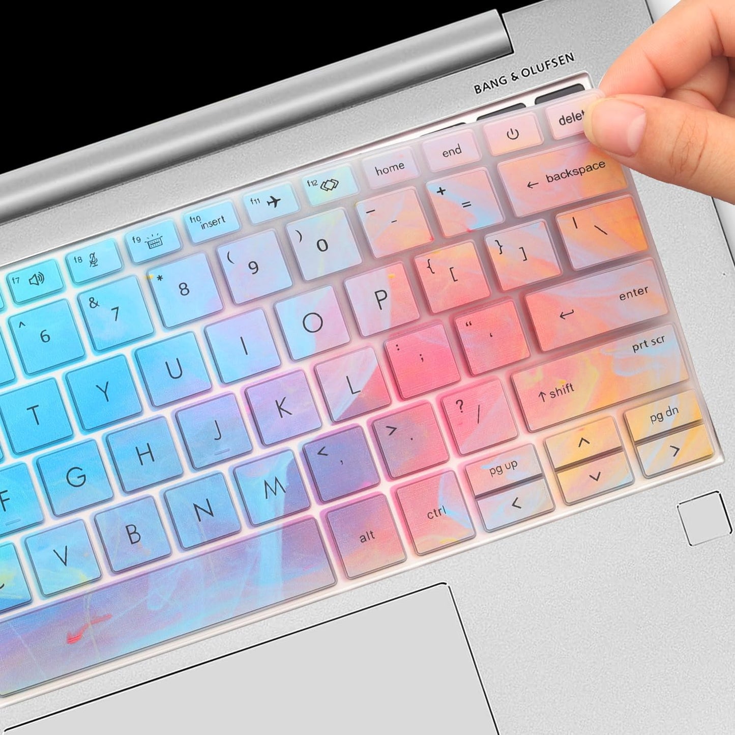 Colorful Keyboard Cover for HP EliteBook 830 835 840 845 1040 G9 G10 2024 2023 2022 13.3 14 inch Laptop Accessories Keyboard Protective Skin (Not fit The 830/840/845/1040 G11 G8 G7 G6 G5 G4 G3)