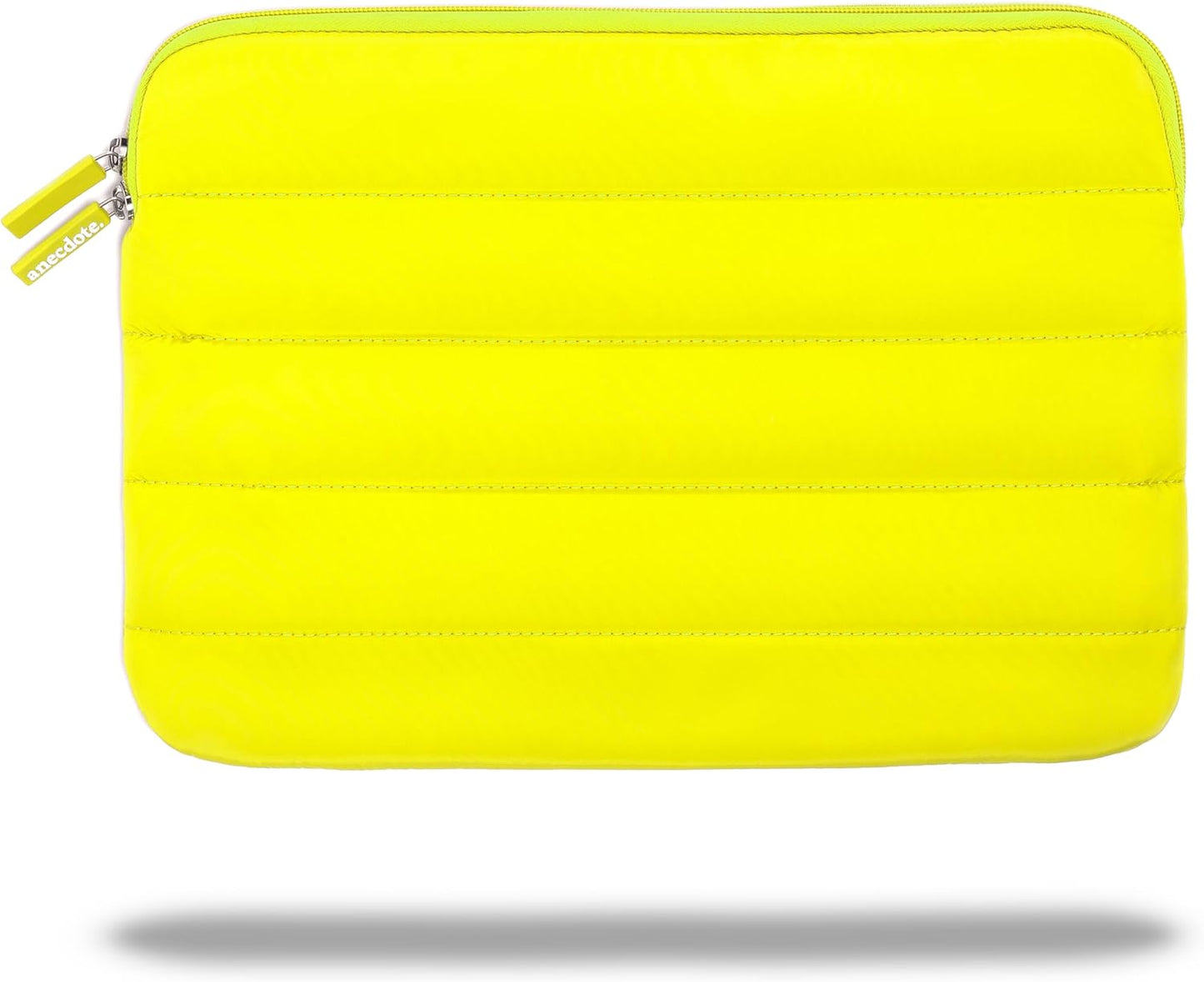 ANECDOTE Laptop Case 13-14 Inch – A Perfect Laptop Sleeve That is Compatible with MacBook Air/Pro and iPad Pro 12.9 – Fits in Your Bag, Padded and Protective with an Aesthetic Design (Neon Yellow)