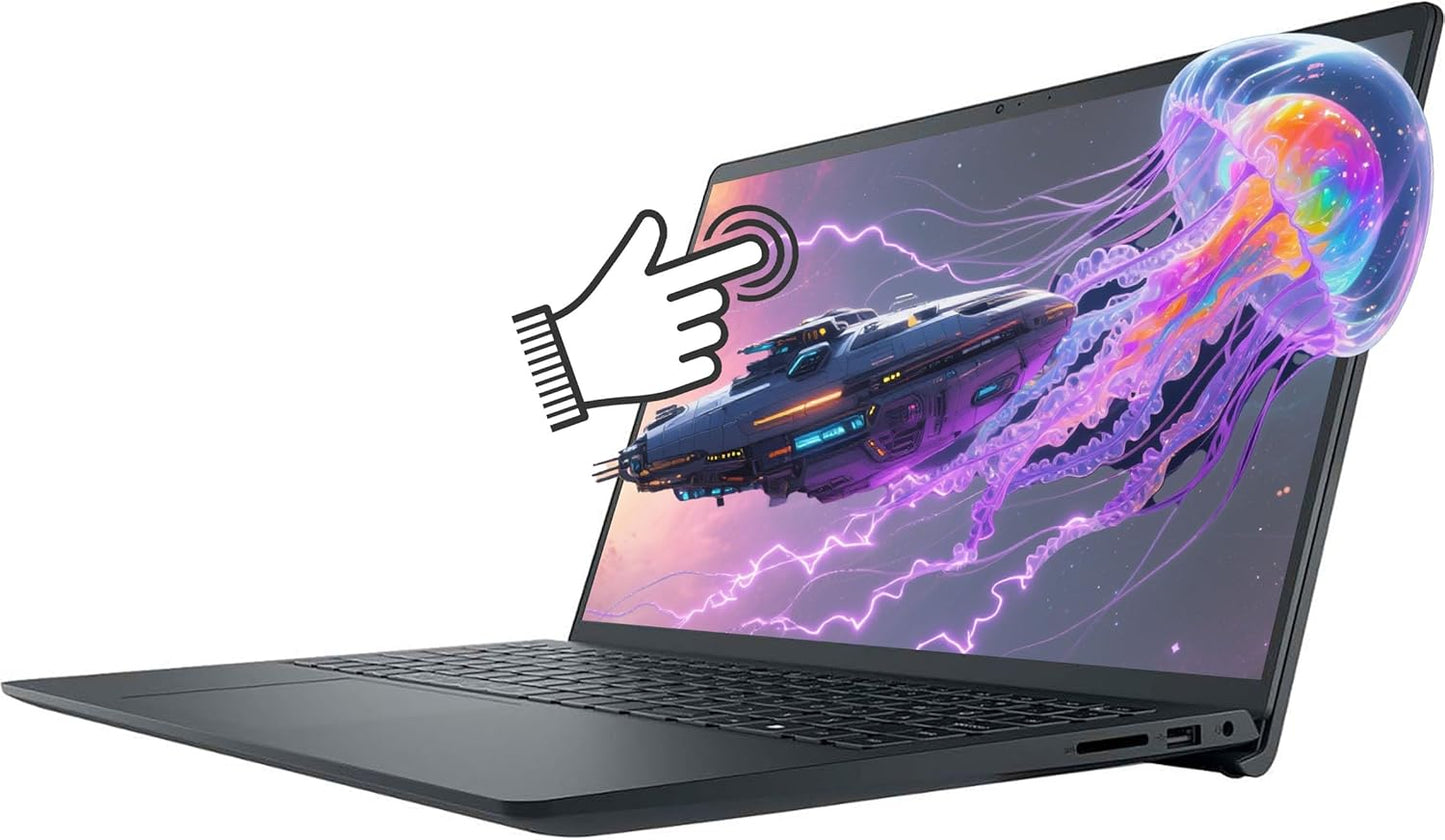 Dell Inspiron 15 3000 Touchscreen Laptop 15.6" FHD (1920x1080) IPS, 13th Gen Intel 10 Cores i5 Processor Up to 4.6GHz, 32GB RAM 2TB SSD, WiFi 6, Copilot, Windows 11