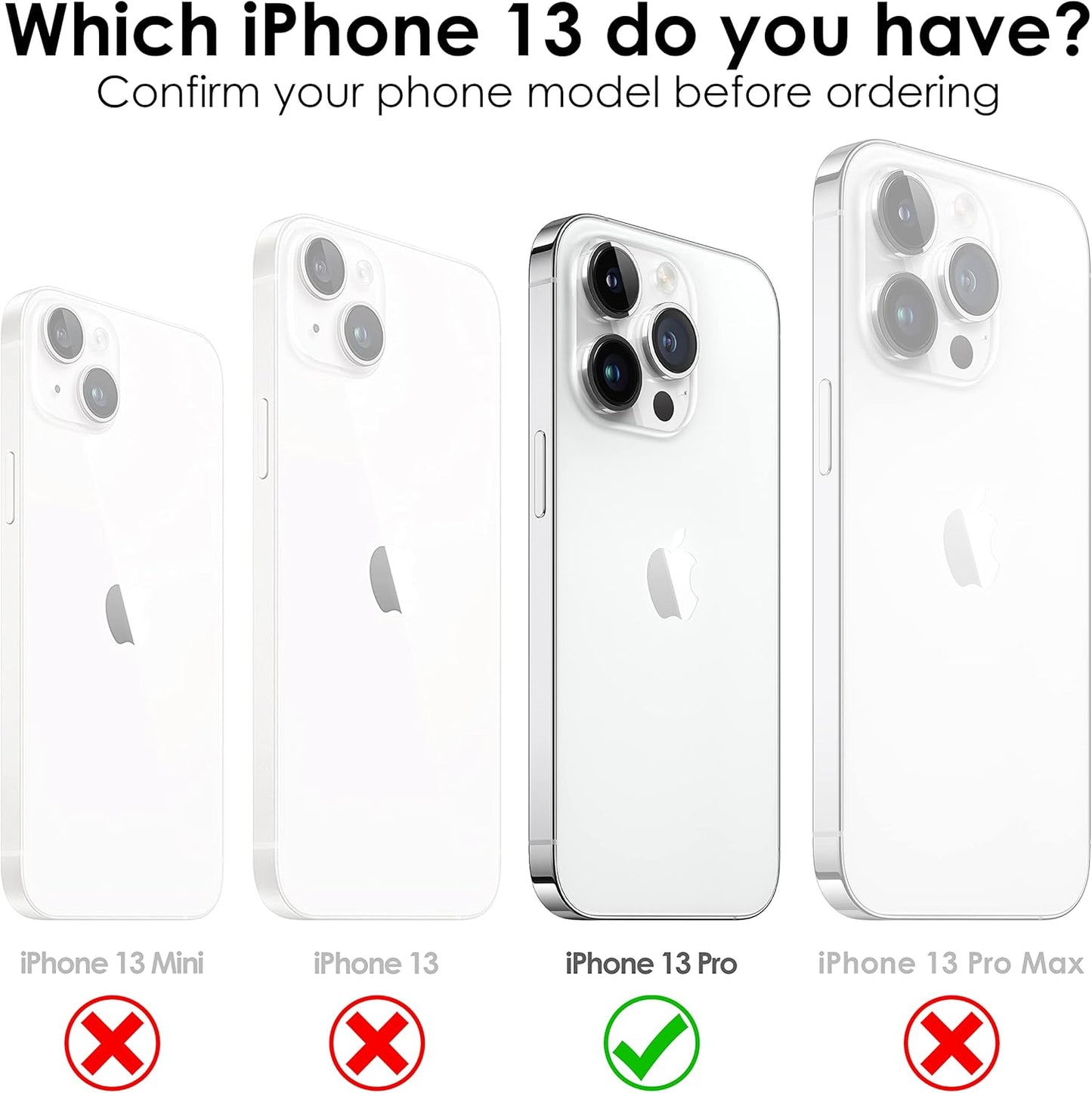 Blaspins Crossbody Lanyard Strap Case for iPhone 13 Pro, Neck Cross Body, Adjustable Holder Removable, Drop Protection Shockproof, Hands-Free Silicone Case 6.1 inch, 150 cm Strap, iP13Pro - Blue