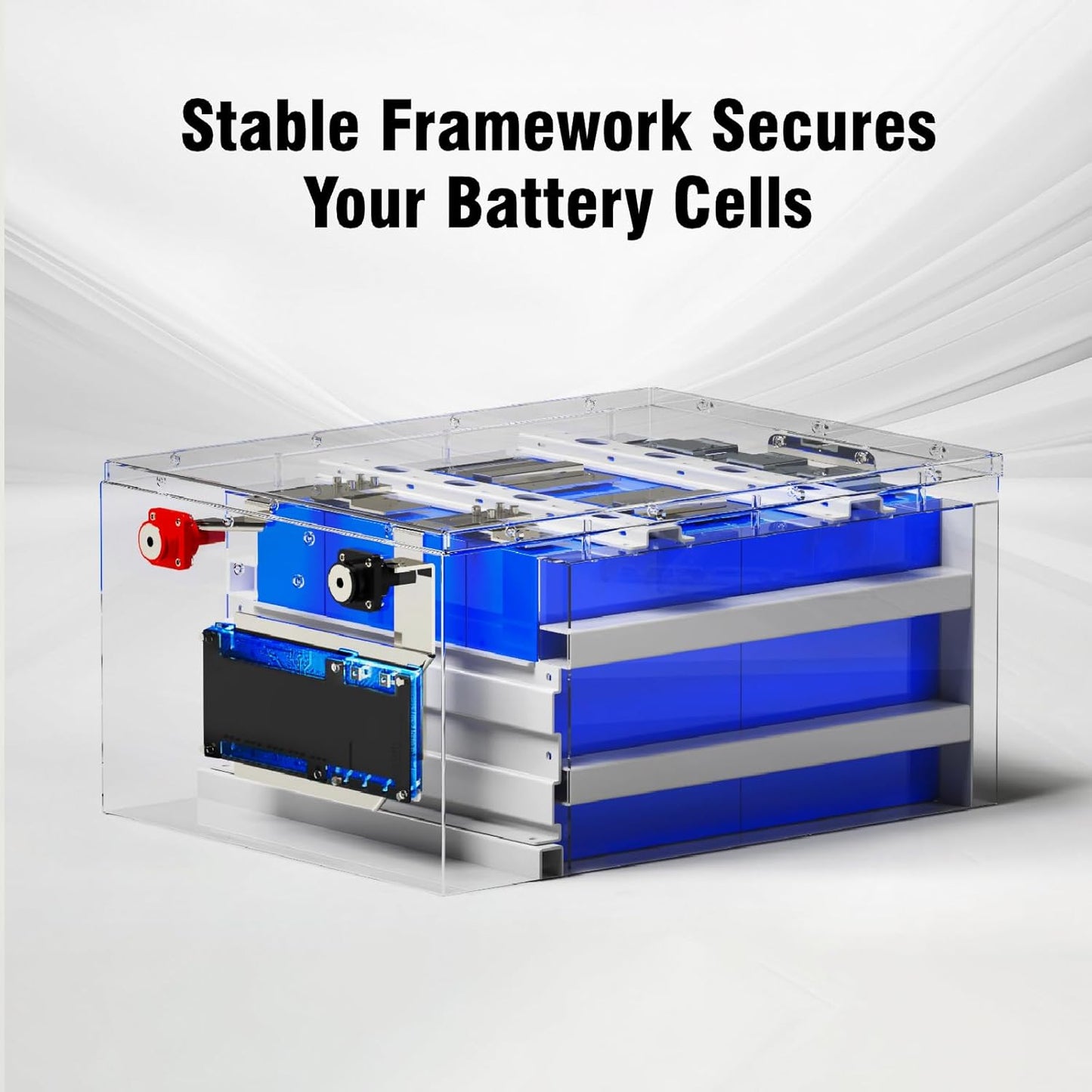 24V 314Ah LiFePO4 Lithium Battery 300A BMS, Bluetooth 5.0, Full Metal Case Aluminum Frame 8038Wh Energy, 15000+ Deep Cycles Batteries, Perfect for Home Energy, RV, Marine, Solar