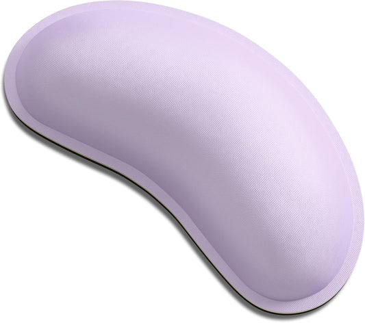 Dapesuom Mouse Wrist Rest, Ergonomic Memory Foam Mouse Wrist for Computer Desk Mats Support, Hand Rest Pad Cushion for Gaming, Office, Laptop, Men, Women, Pain Relief & Easy Typing, Vanilla Purple