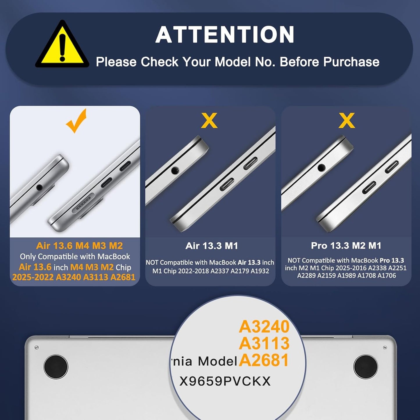 MOSISO Compatible with MacBook Air 13 inch Case 2025 2024 2023 2022 M4 A3240 M3 A3113 M2 A2681, Hard Shell&Sleeve Bag&Keyboard Skin&Webcam Cover&Screen Film for MacBook Air 13.6 inch, Purple