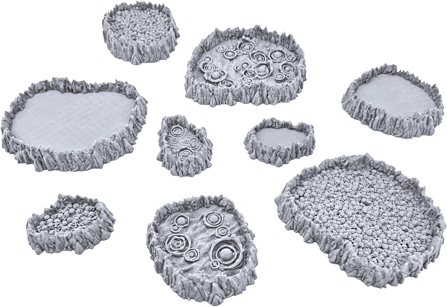 Burbling Pits Printable Scenery, 3D Printed Tabletop RPG Scenery and Wargame Terrain 28mm Miniatures