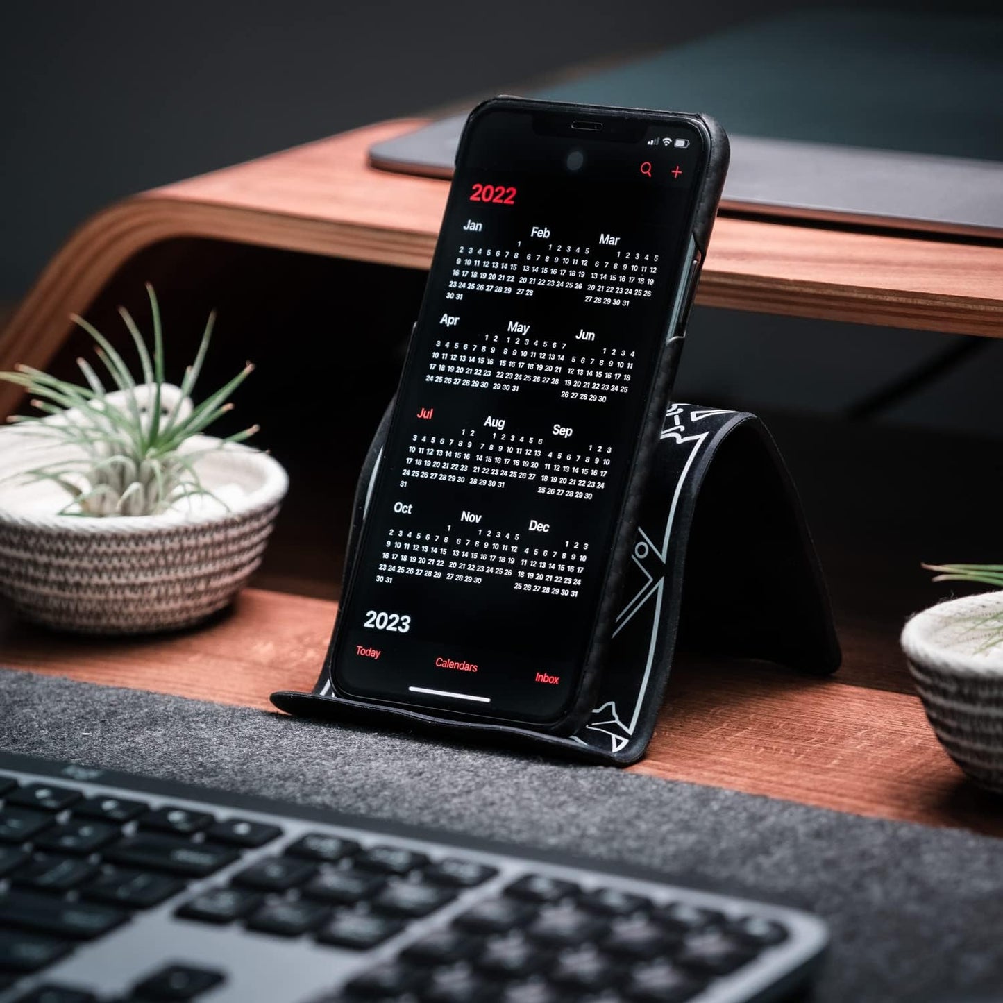 AirGLO Flex Flap - Adjustable, Portable Phone Stand for Travel, Home, Desk, Bed, Treadmill, iPad, Tablet