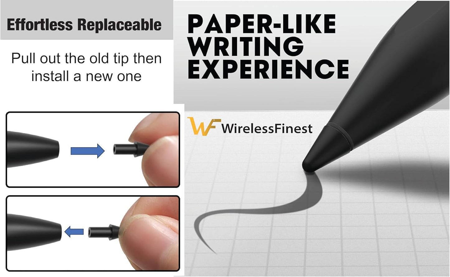 10-Pack Replacement Nibs for Remarkable Paper Pro Pen Stylus Pen, Durable Replaceable Spare Tips for Precise Writing and Sketching + Tool for Easy Installation