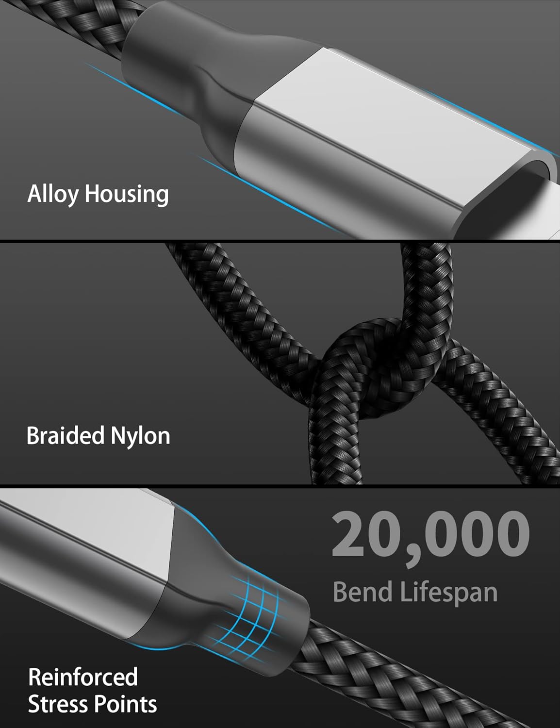 6ft USB C to Lightning Cable 2Pack, MFi Certified 27W iPhone 14/13/12 Super Fast Charging Cord 2m, Long Nylon Braided Type C to Lightning Cord for Apple 14 13 12 11 SE X XS XR 8 7 6s All Models, iPad