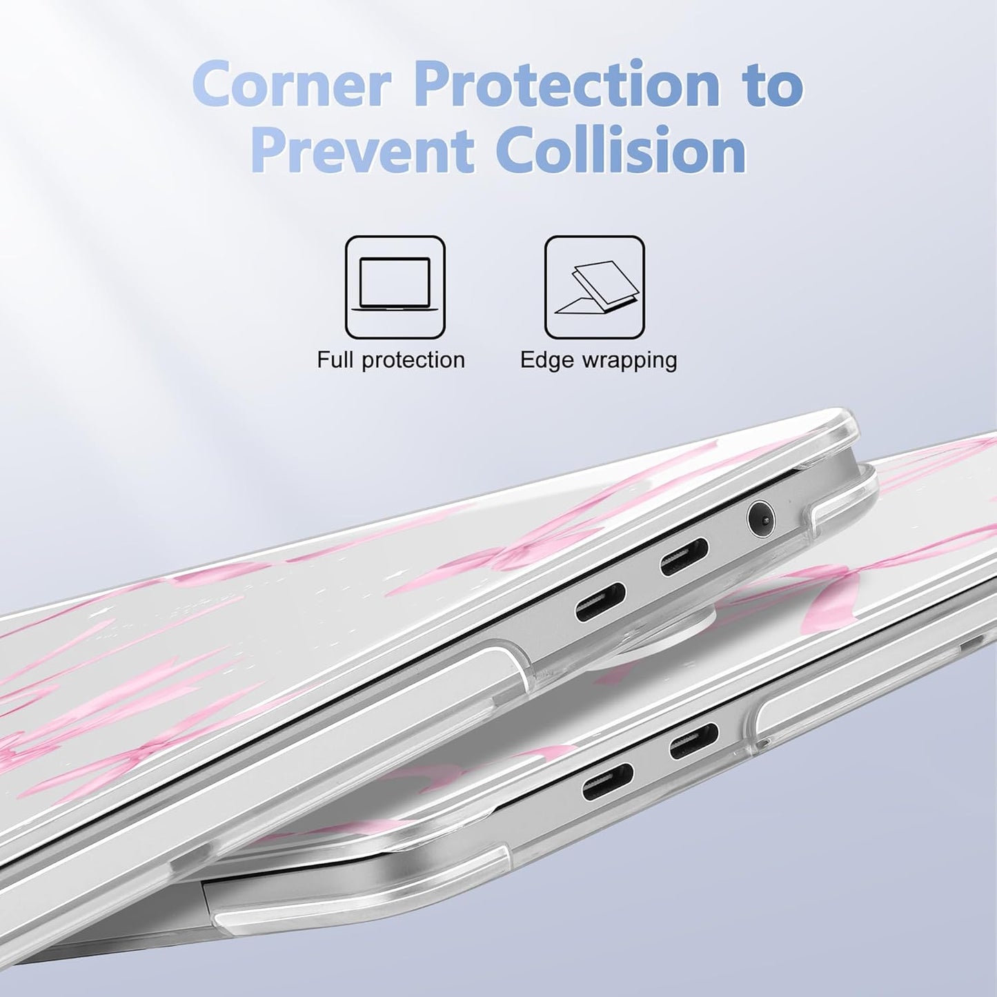 for MacBook Pro 16 inch Case 2019 2020 Release Model A2141, Plastic Hard Shell Cover with Keyboard Cover & Screen Protector for MacBook Pro 16 inch with Touch Bar & Touch ID, Bowknot