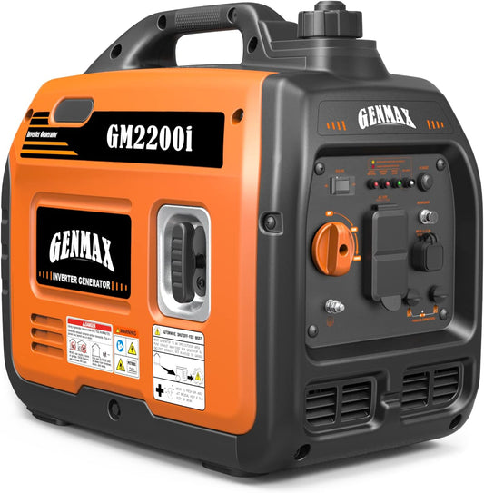 GENMAX Generator，EPA Compliant, Eco-Mode Feature, Ultra Lightweight for Backup Home Use & Camping