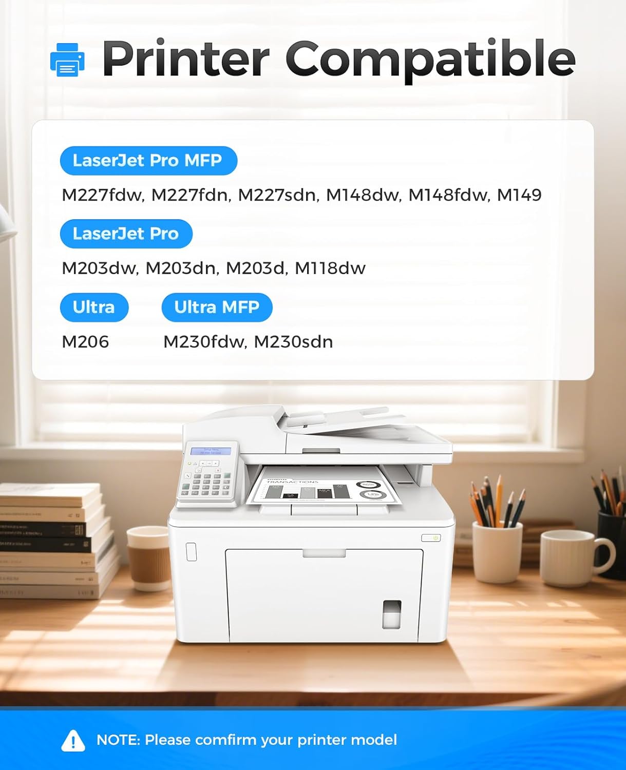 32A CF232A Drum Unit Not Toner 2-Pack Black Replacement for HP 32A CF232A Imaging Drum Compatible for HP LaserJet Pro MFP M227fdw M227fdn M227sdn M203dw M203dn M203d M118dw M148dw M148fdw M149 Printer