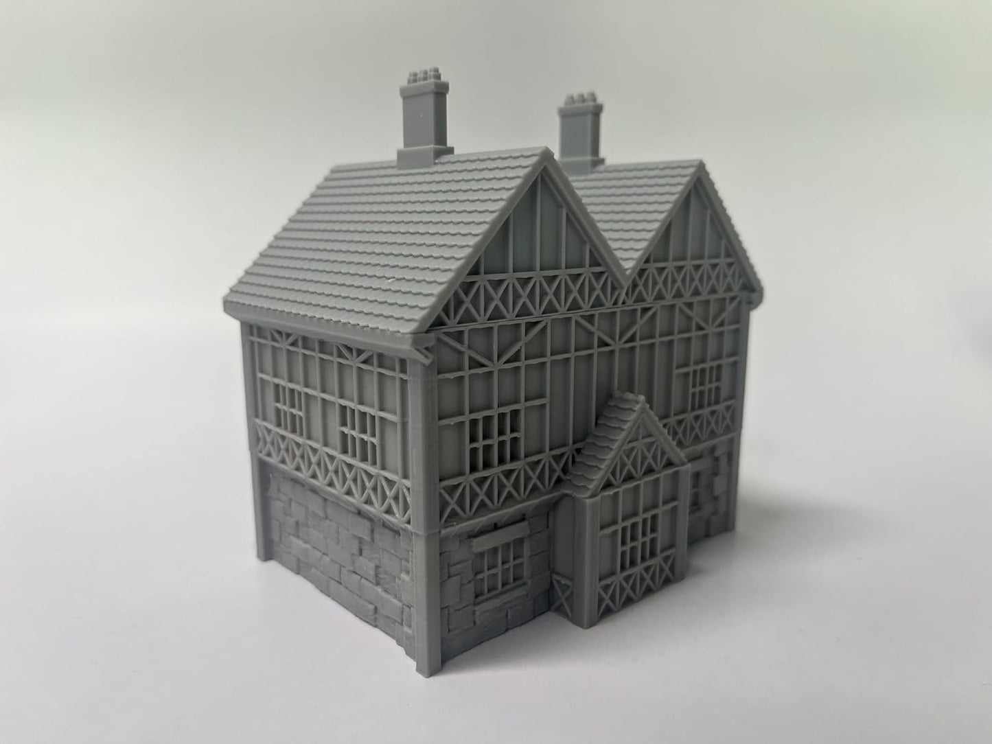HAUTICO Tabletop Miniature Little Town Building Terrains for RPG War Games - 18mm Scale Scenery with Medieval Style, Dioramas Building Set, Paintable