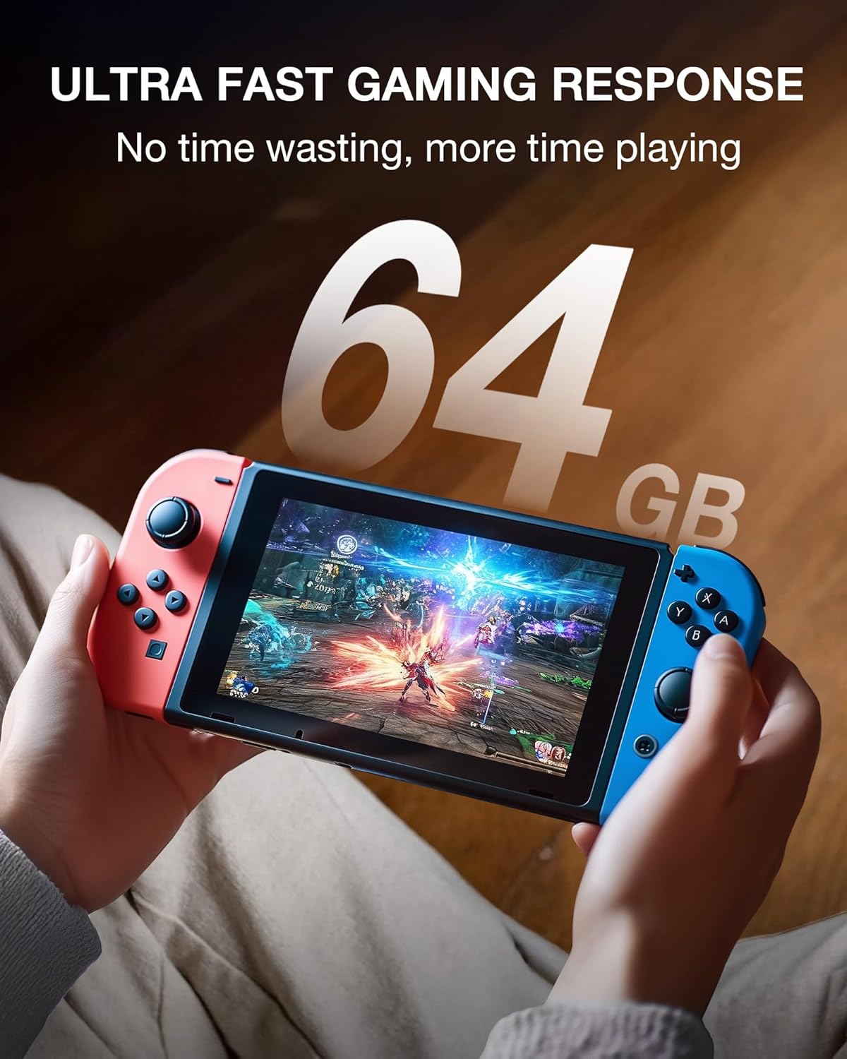 64GB CT100 microSDXC UHS-I Memory Card with Adapter - up to 100MB/s, C10, U1, V10, Full HD, A1, Micro SD Card for Smartphones, Tablets, Cameras, Gaming Consoles, and Drones (2 Pack)