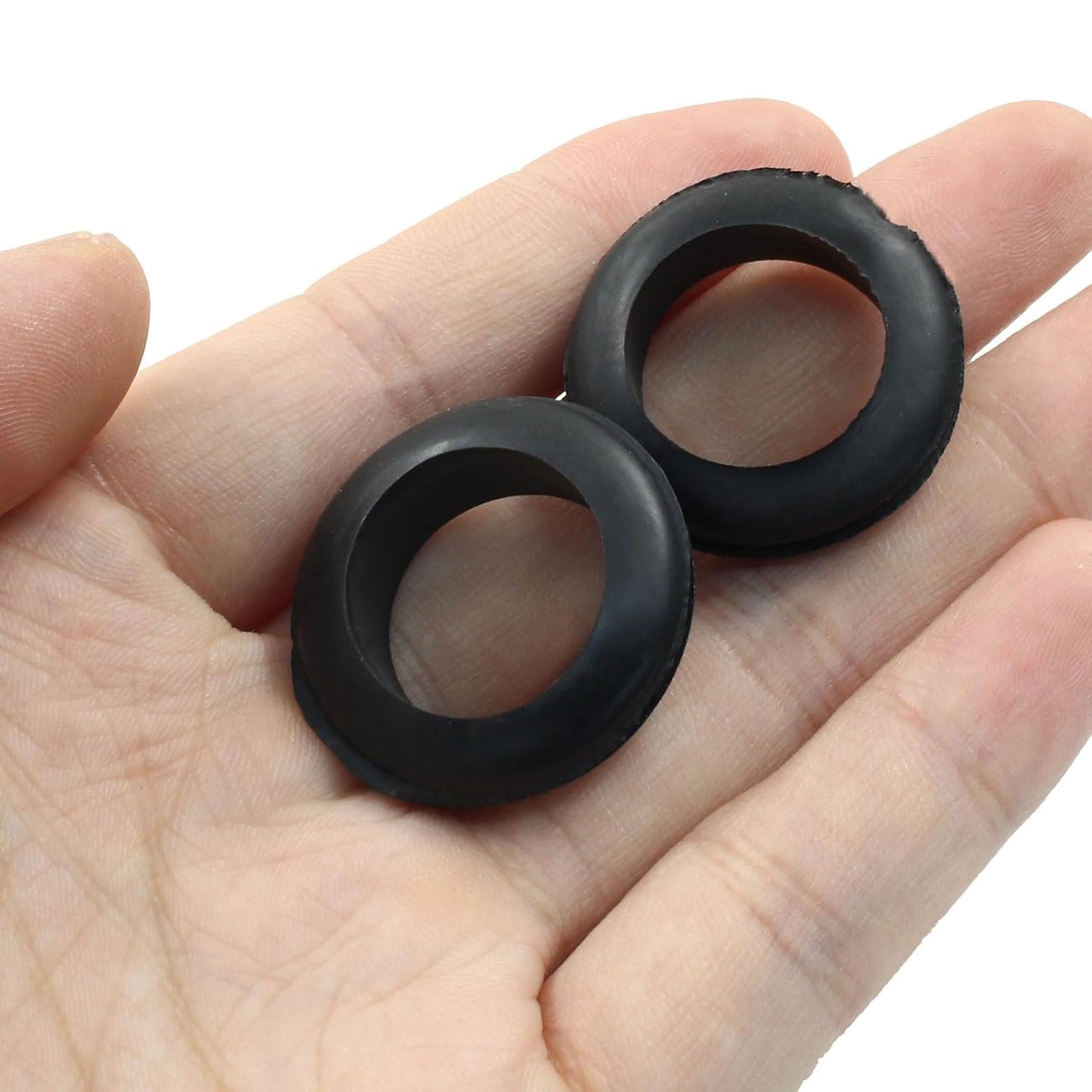 24 Pcs Rubber Grommets, 3/4" Inside Diameter 7/8" Drill Hole Rubber Wire Grommets for Wire, Firewall, Cables, Plugs