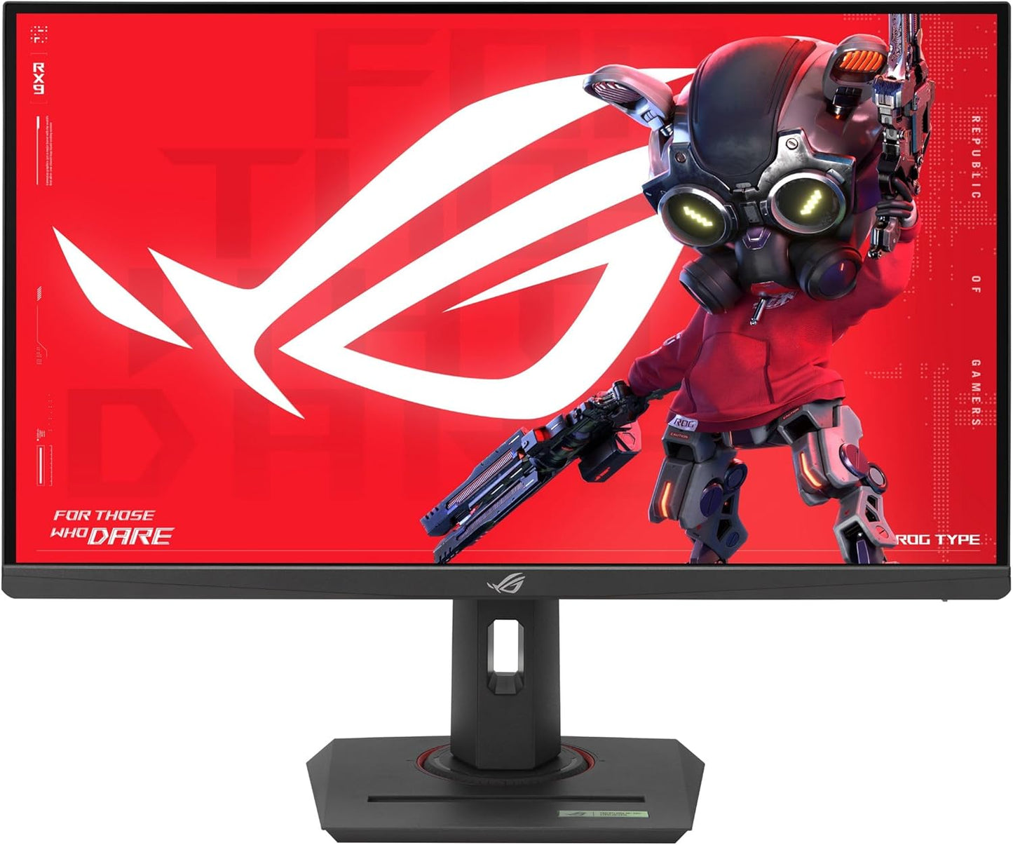 ASUS ROG Strix 27” 4K HDR USB-C Gaming Monitor (XG27UCG) – UHD (3840x2160) Dual Mode (4K 160Hz or FHD 320Hz), 1ms, Fast IPS, Extreme Low Motion Blur Sync, G-SYNC Compatible, AI Gaming, 3yr Warranty