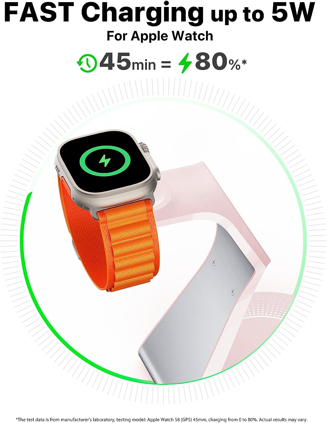 3 in 1 Charging Station for Apple Devices, Mag-Safe Charger Stand Fast Charging, Wireless Charger for iPhone 16/15/14/13/12 Series, & AirPods, & iWatch (USB-C Charger Included)