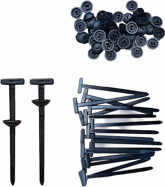 2026 upgraded heavy-duty self-locking nylon cable ties with uv protection for car repair, home, and cable management (50)